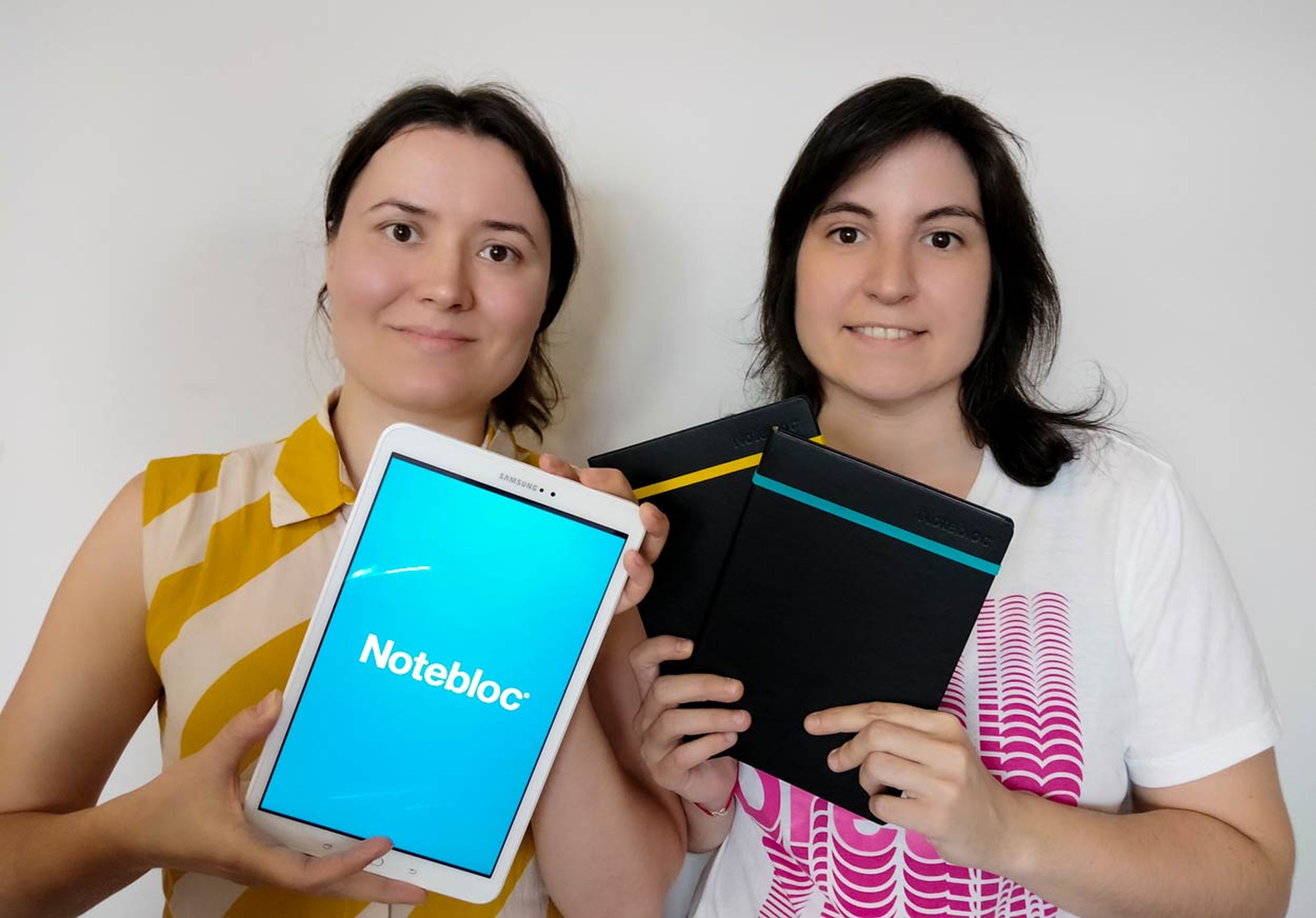 María Trullàs y Bente Malmberg, fundadoras de Notebloc