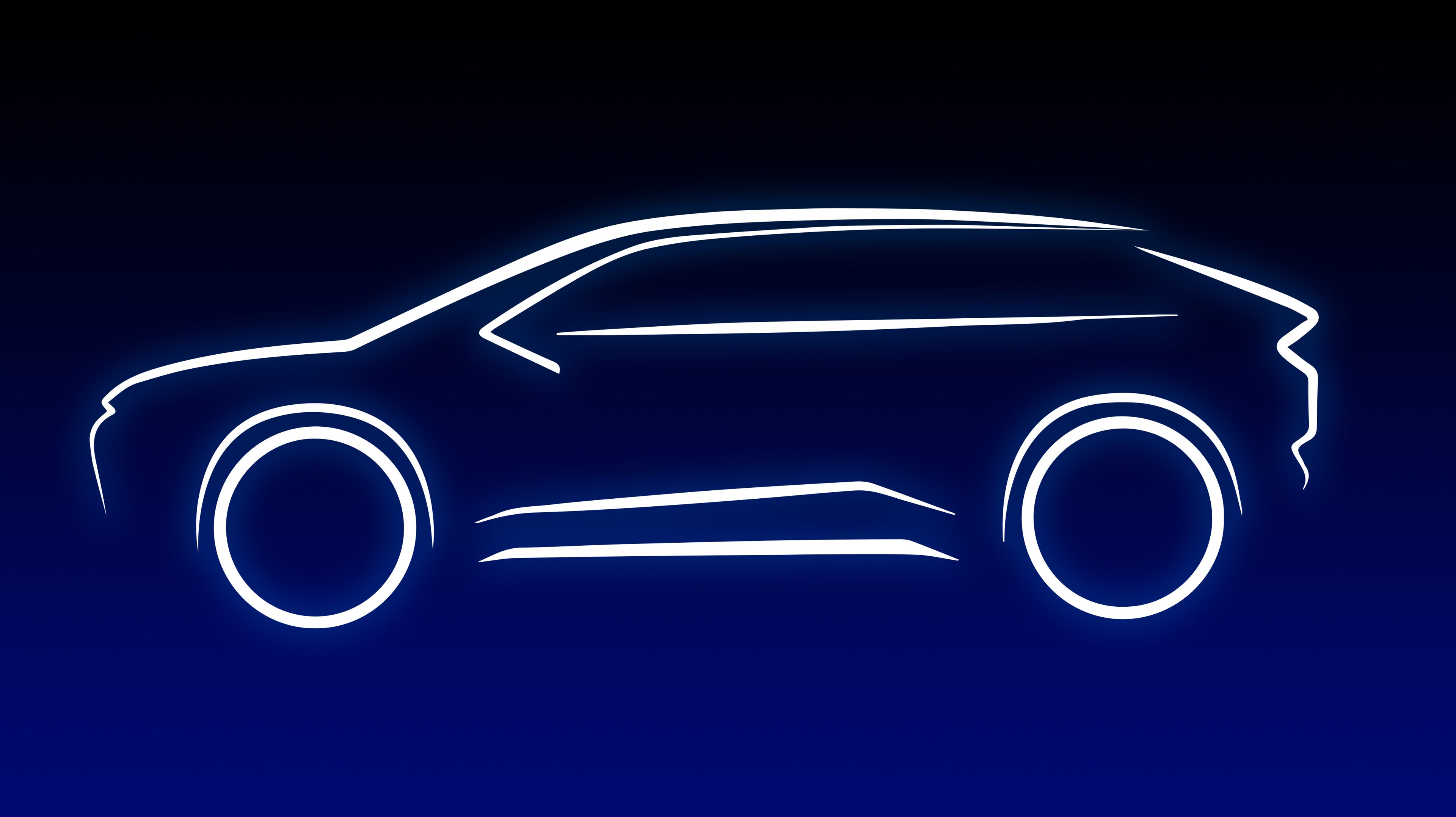 Imagen promocional del primer SUV eléctrico puro de Toyota