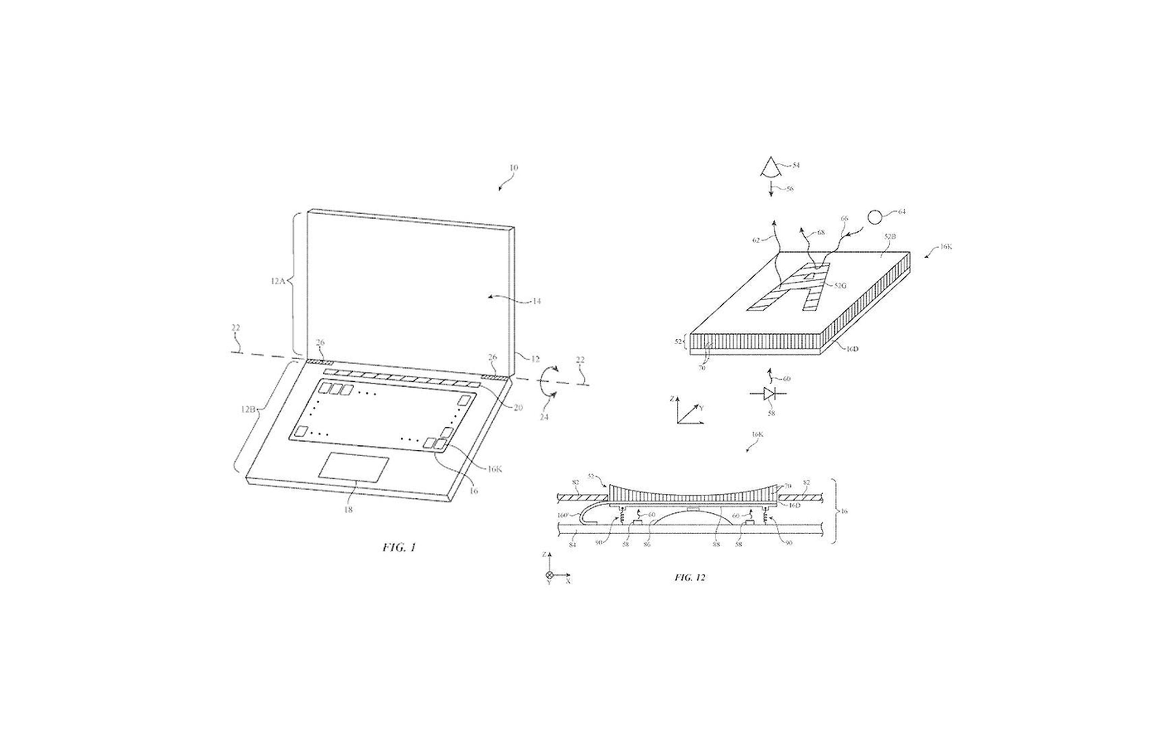 Patente de Apple para el teclado
