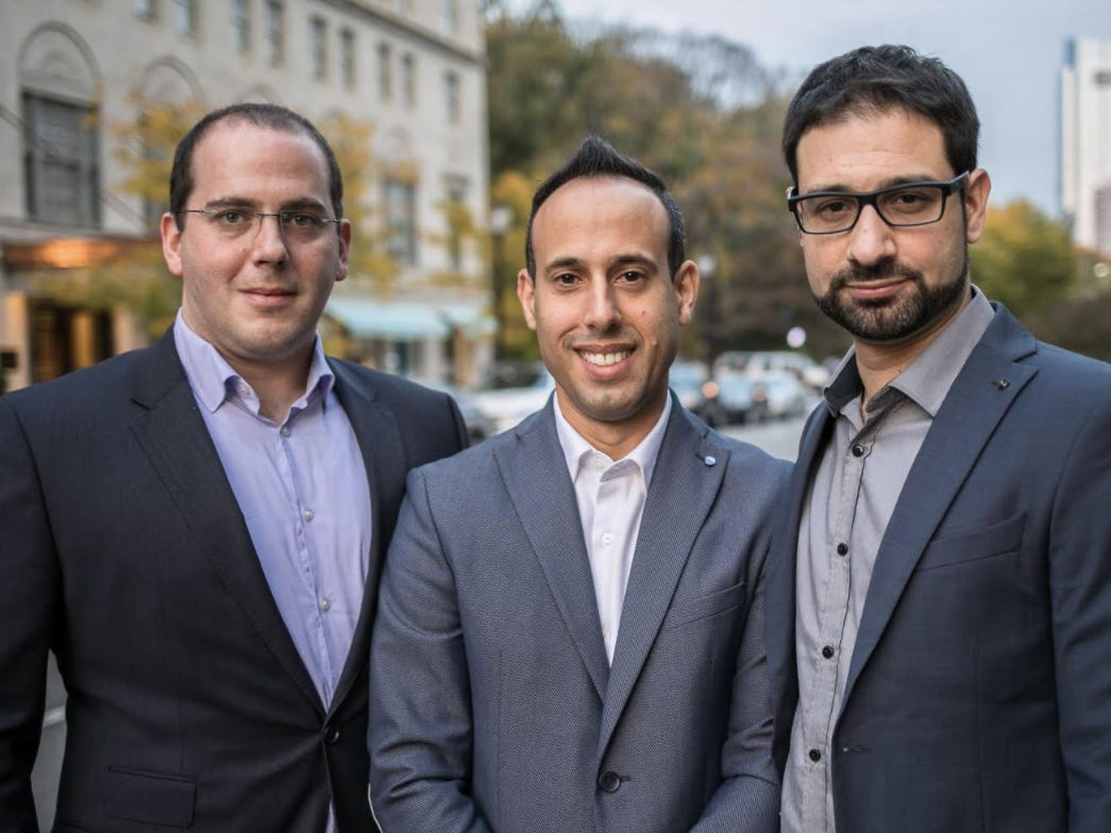 Yonatan Striem-Amit, Lior Div y Yossi Naar, fundadores de Cybereason.