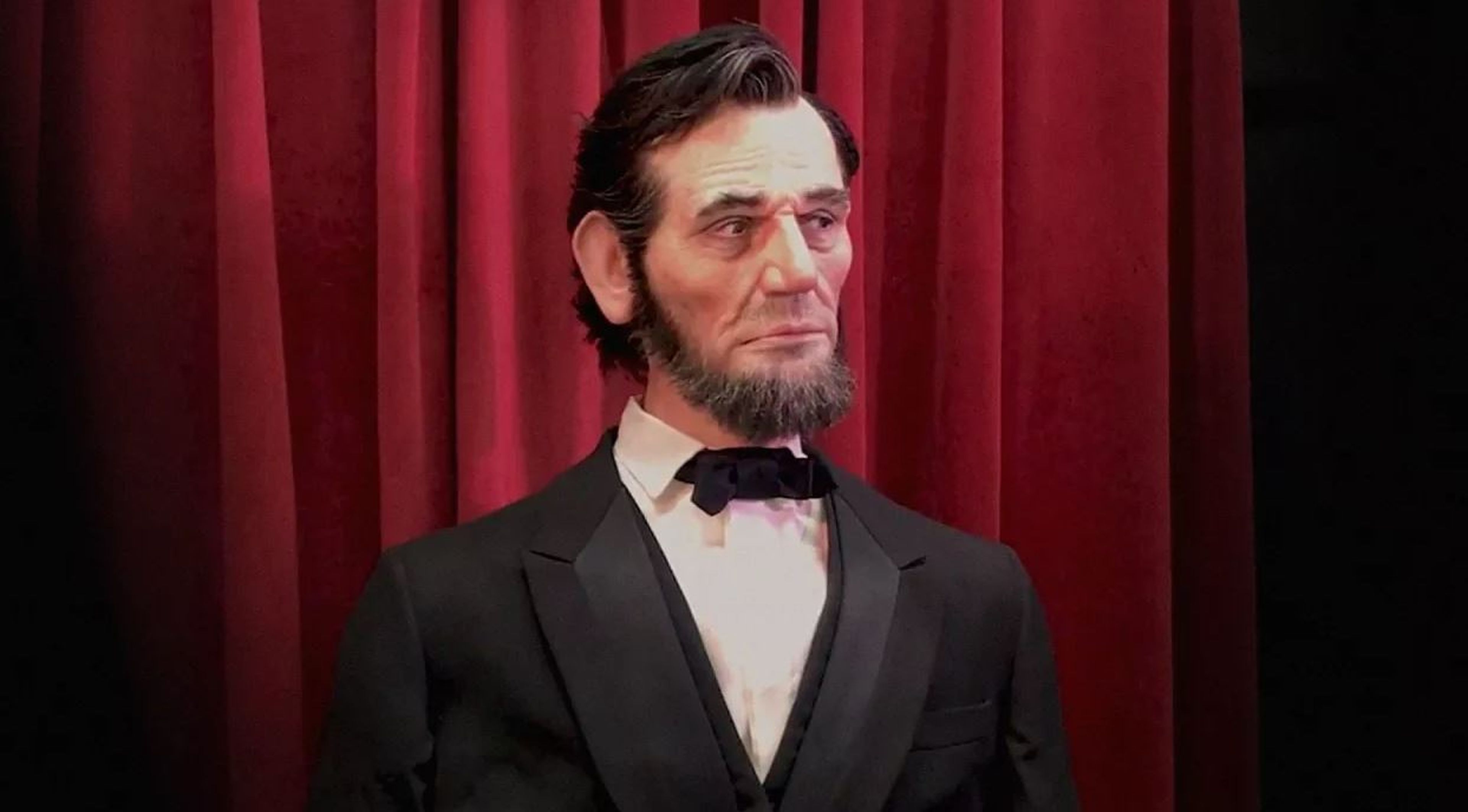 El animatrónico de Abraham Lincoln de los parques Disney.