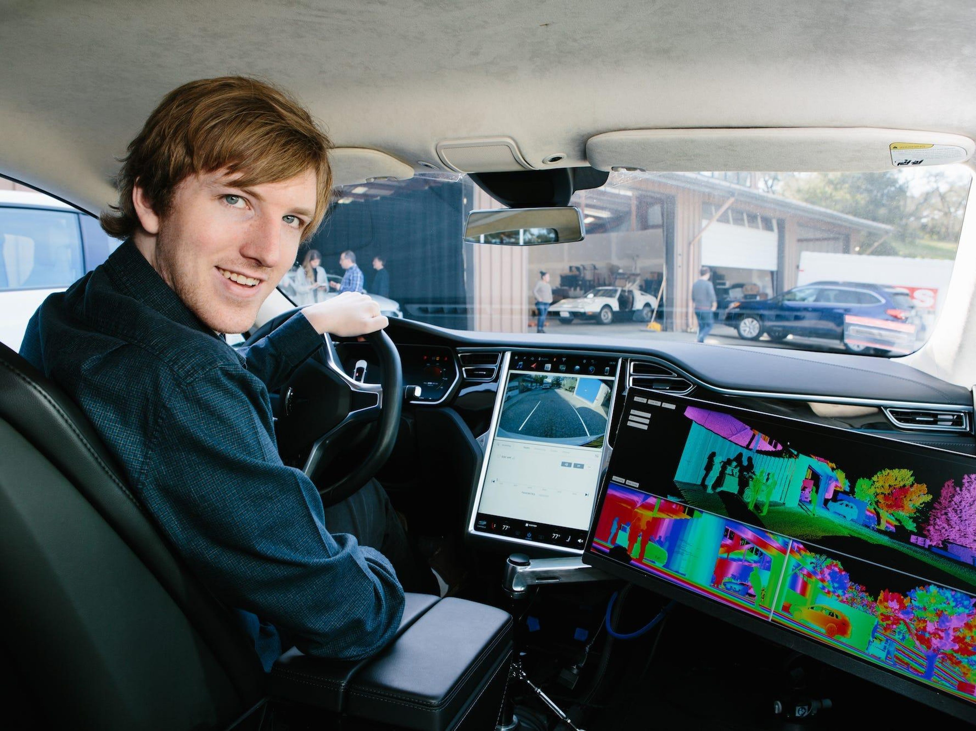 Russell founded Luminar, which creates lidar sensors that help self-driving cars "see" the road, as a teenager.