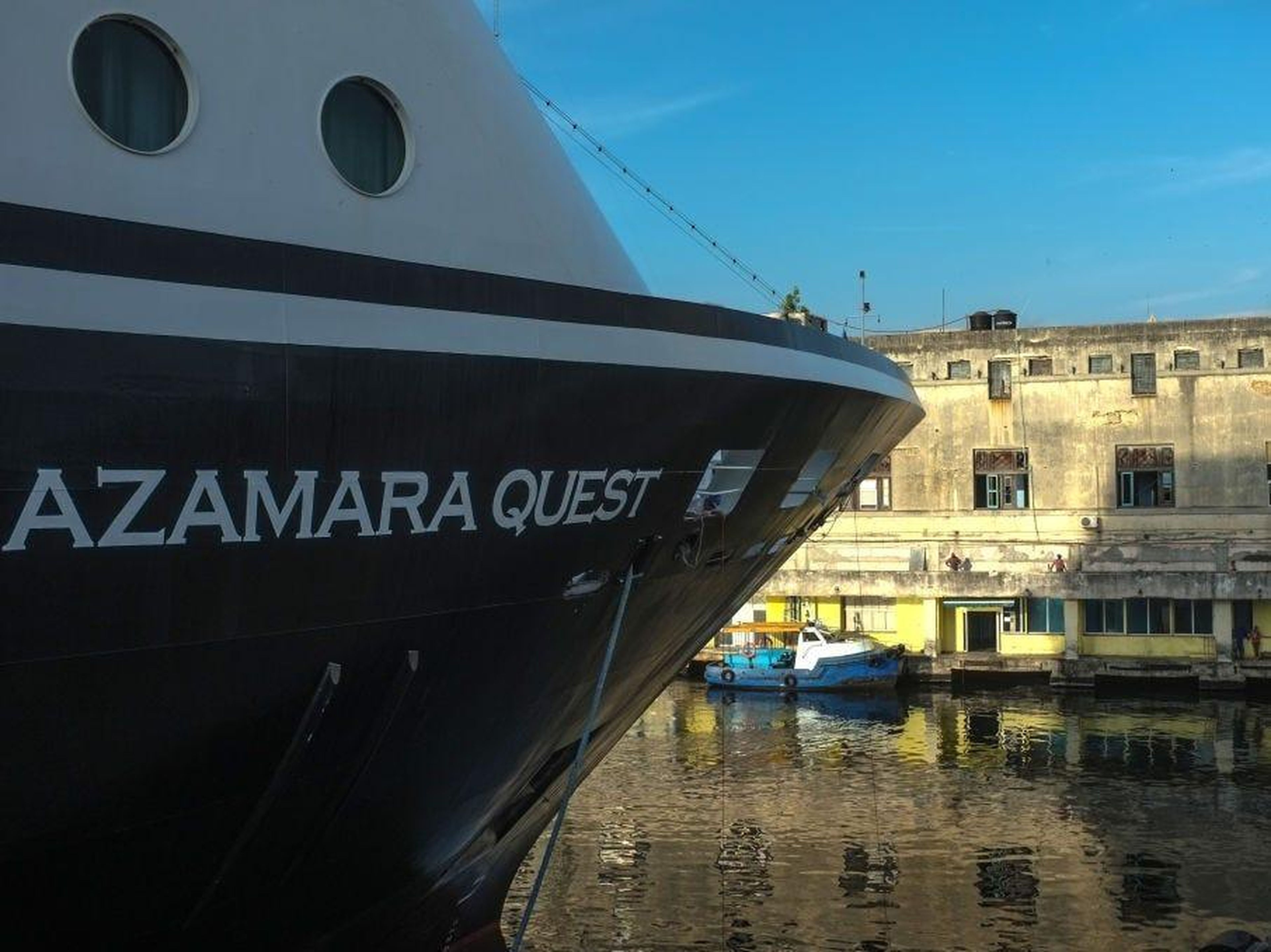 An Azamara ship.