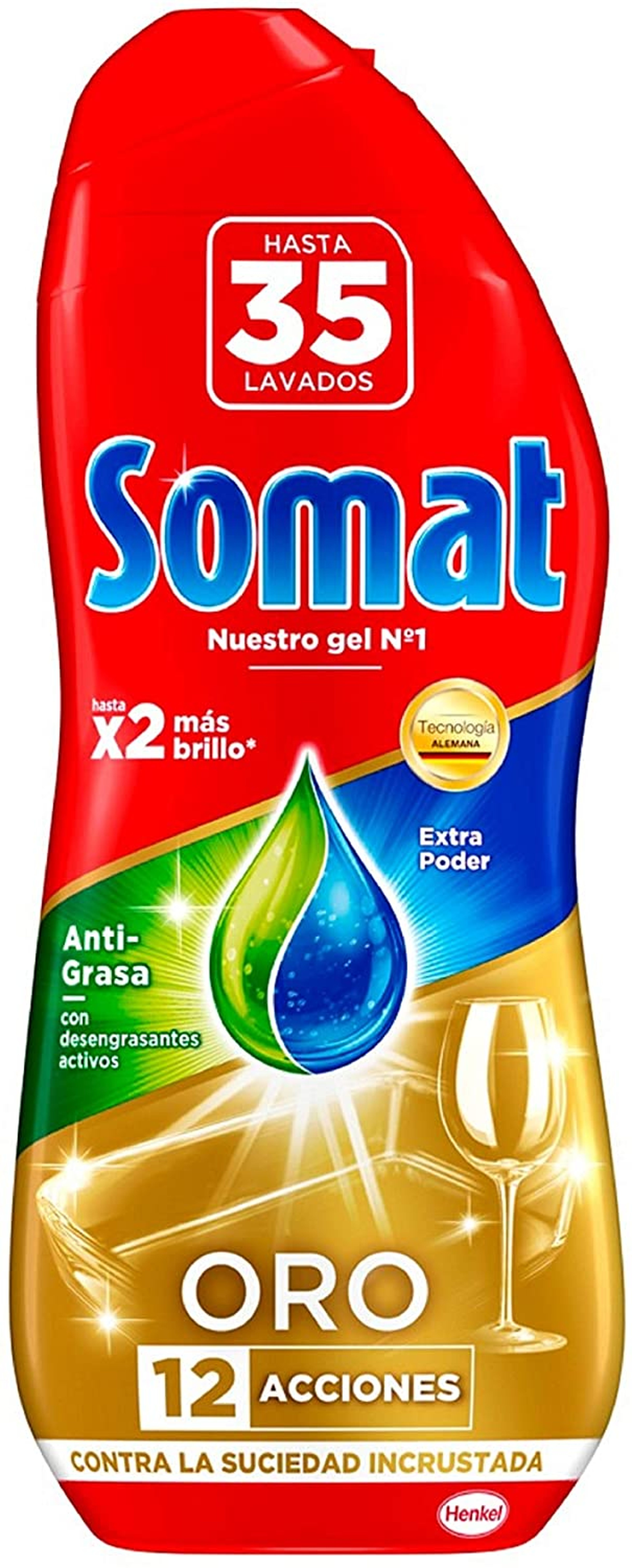 Detergente líquido Somat Oro