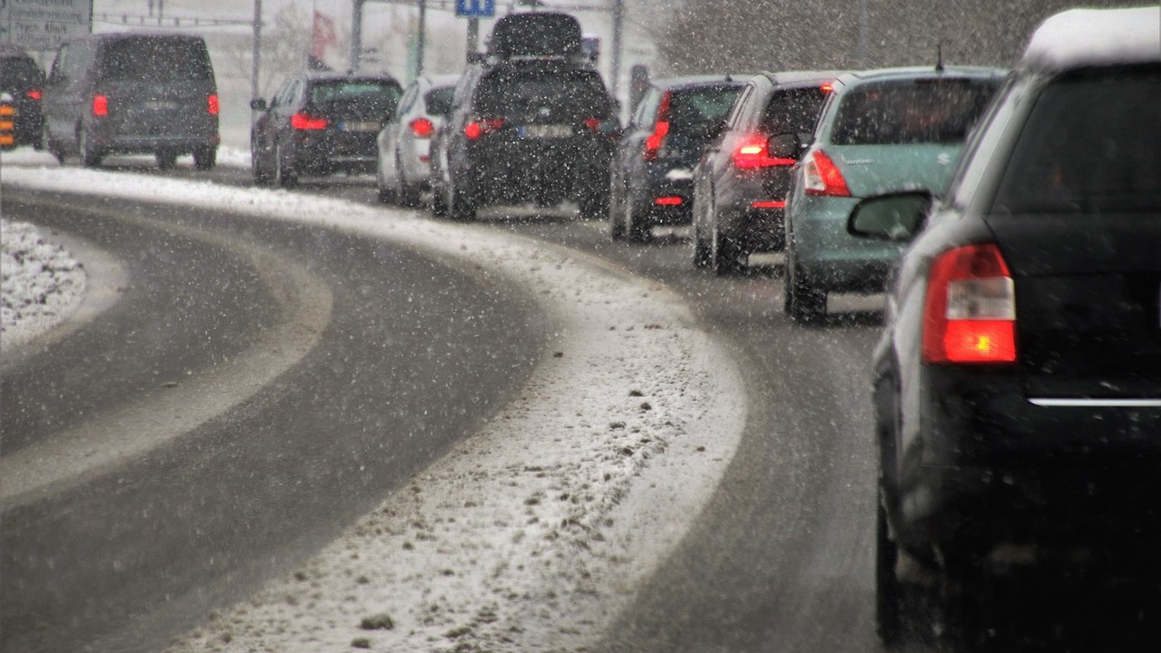 estado carreteras afectadas nieve