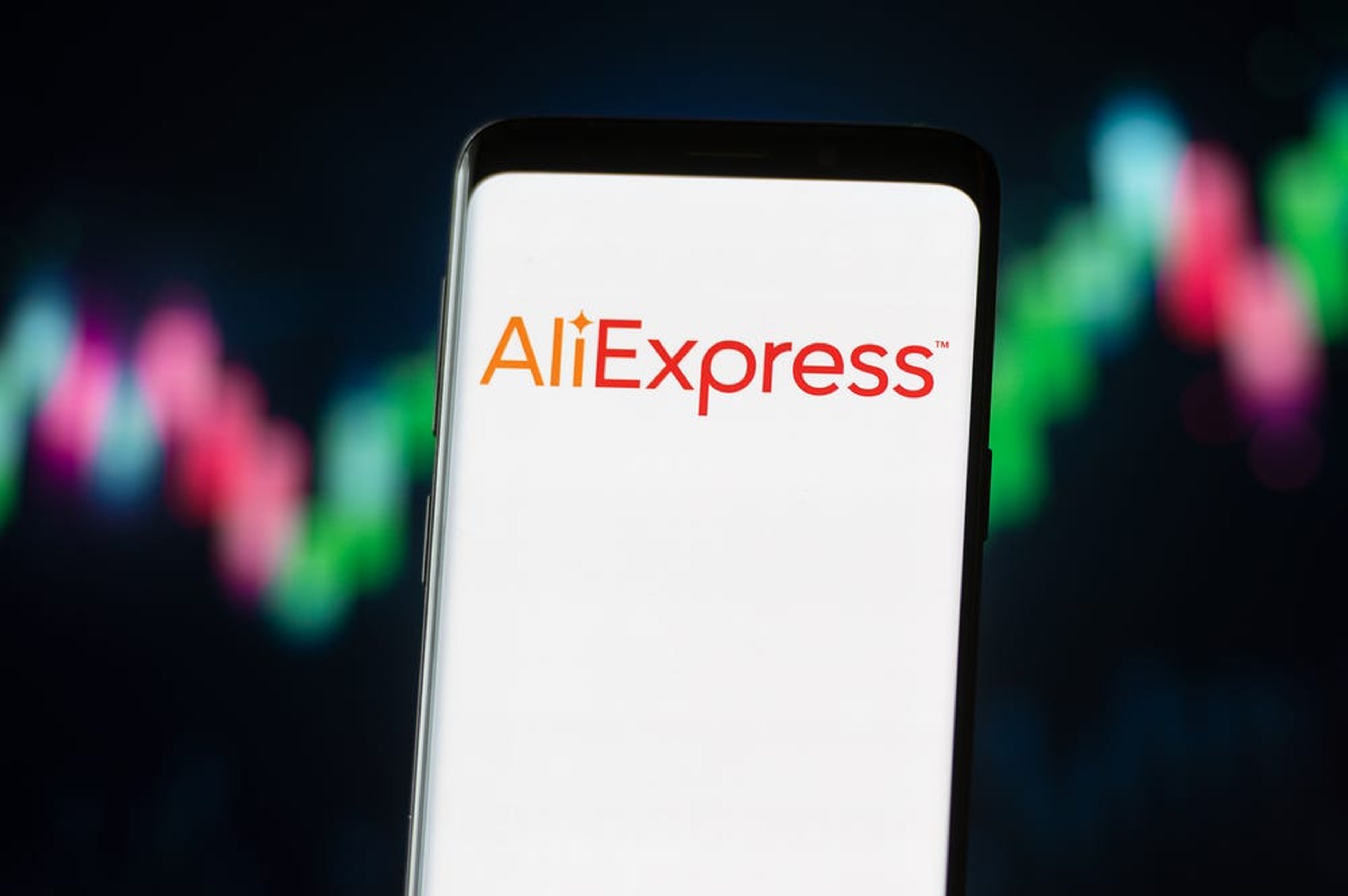 Logotipo de la plataforma china AliExpress