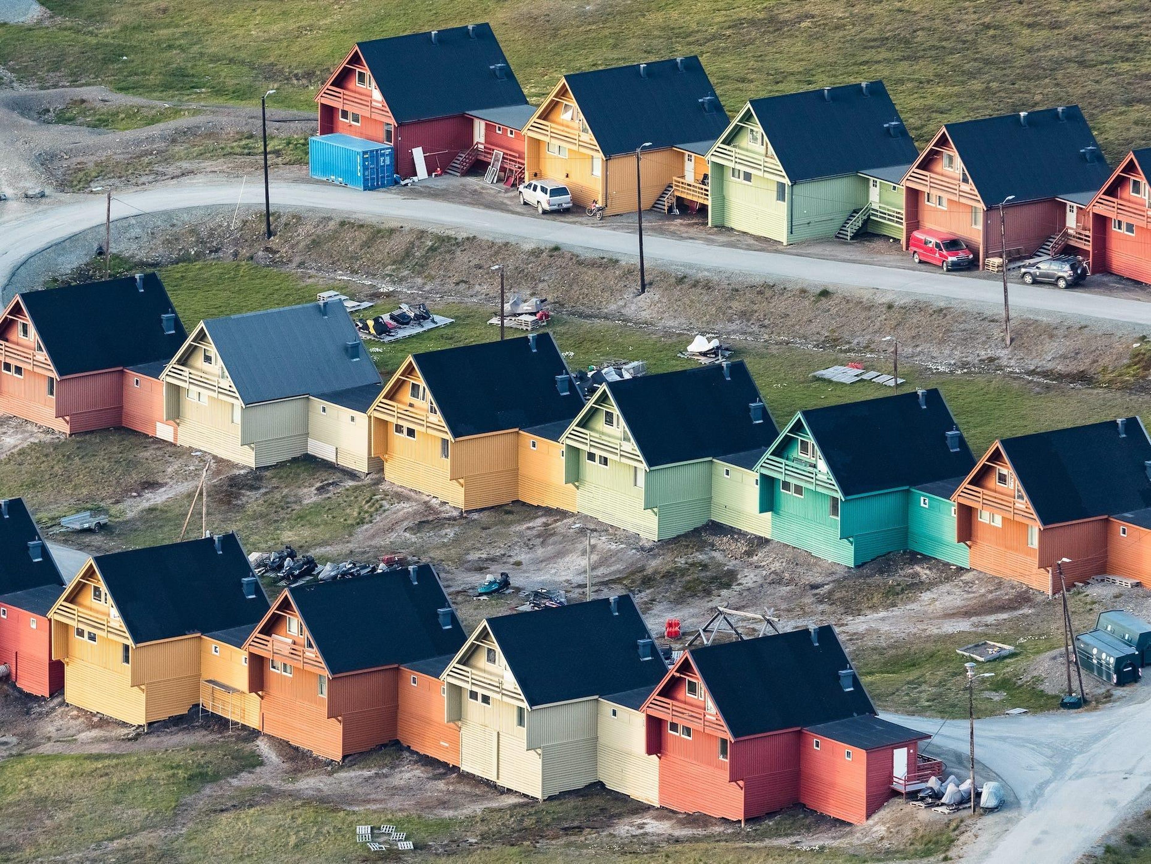 Casas de Longyearbyen.