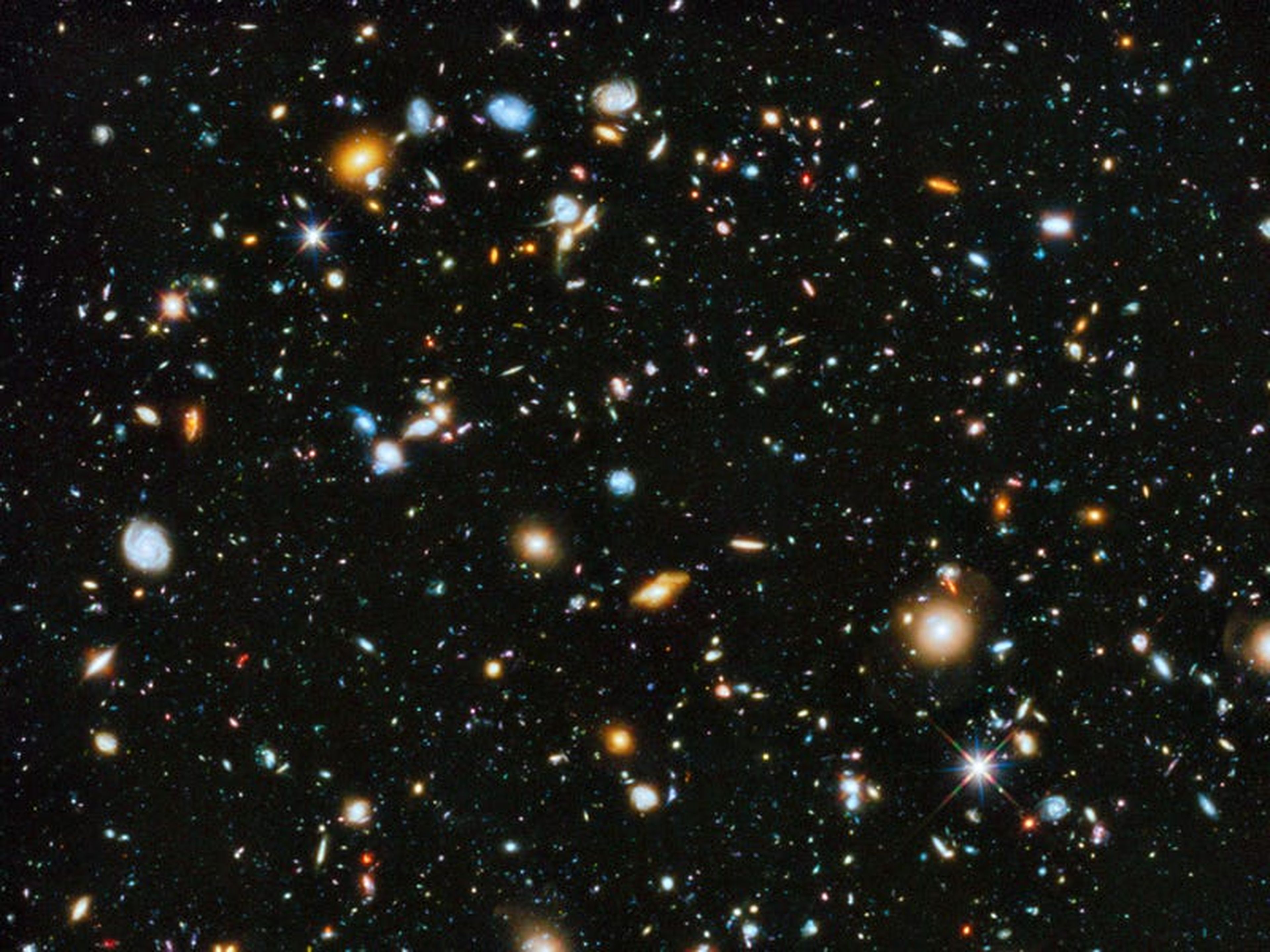 NASA's Hubble Space Telescope captured nearly 10,000 galaxies in this Ultra Deep Field image.
