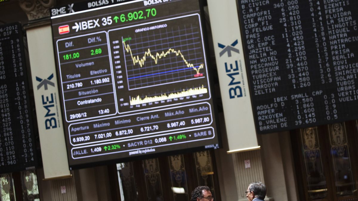 El Ibex roza los 12.000 puntos y marca máximos de los últimos 14 años