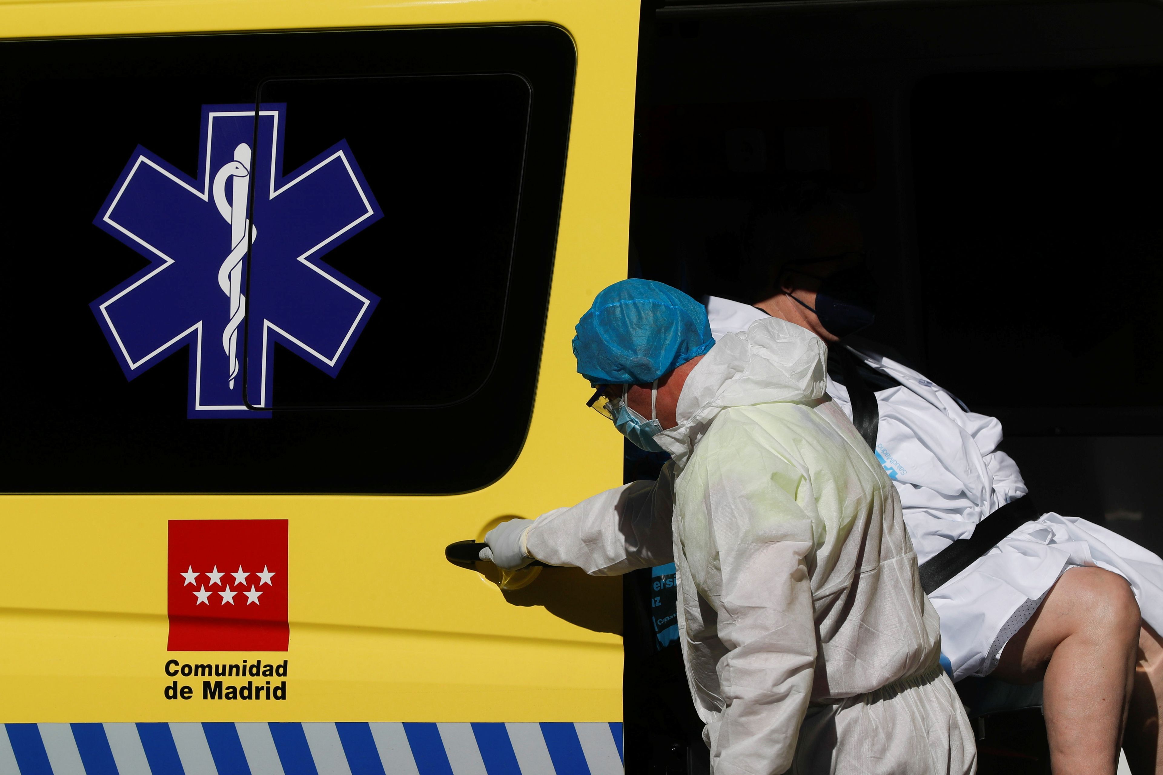 Ambulancia de la Comunidad de Madrid.