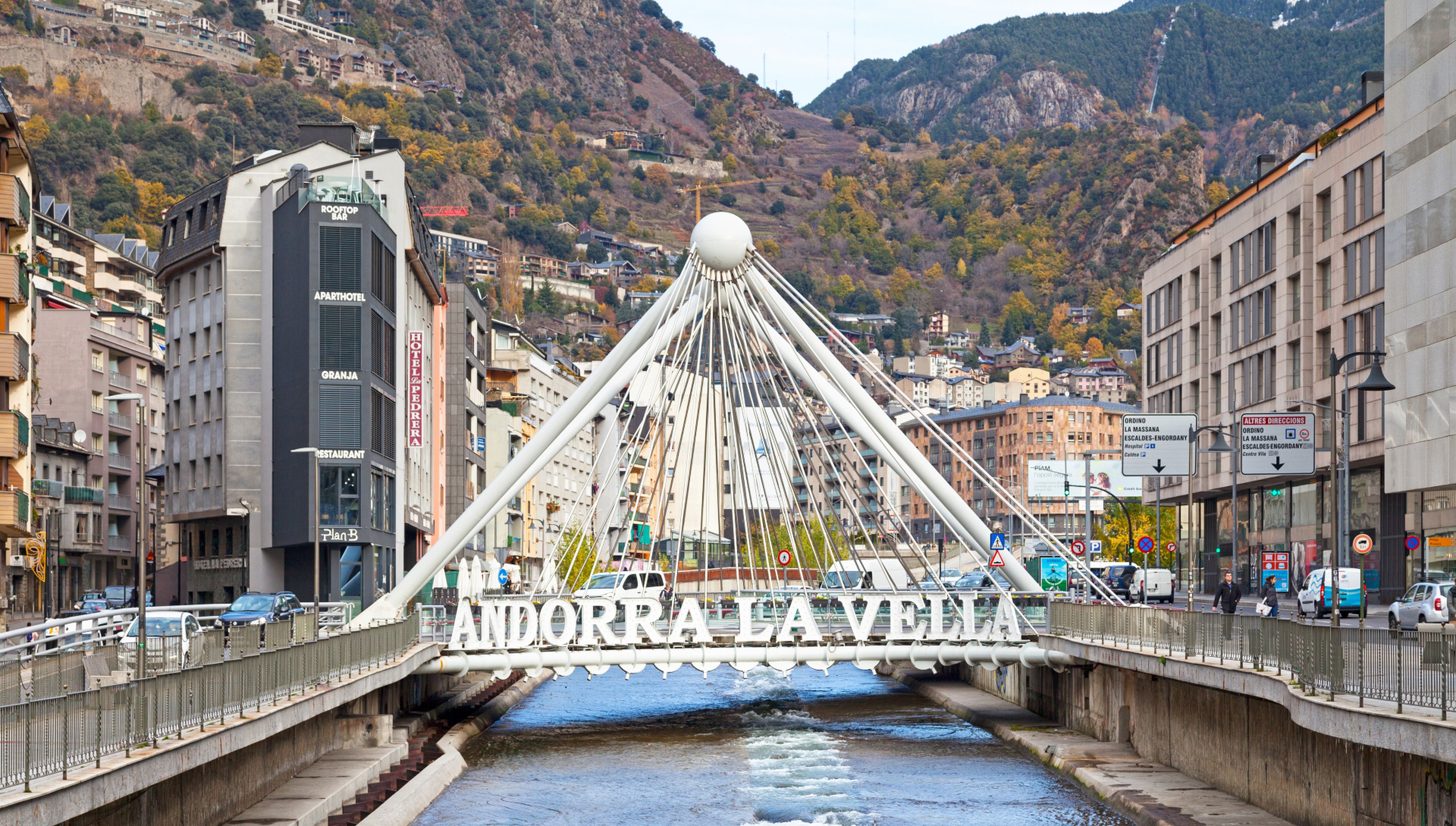 El Pont de París, en Andorra La Vella