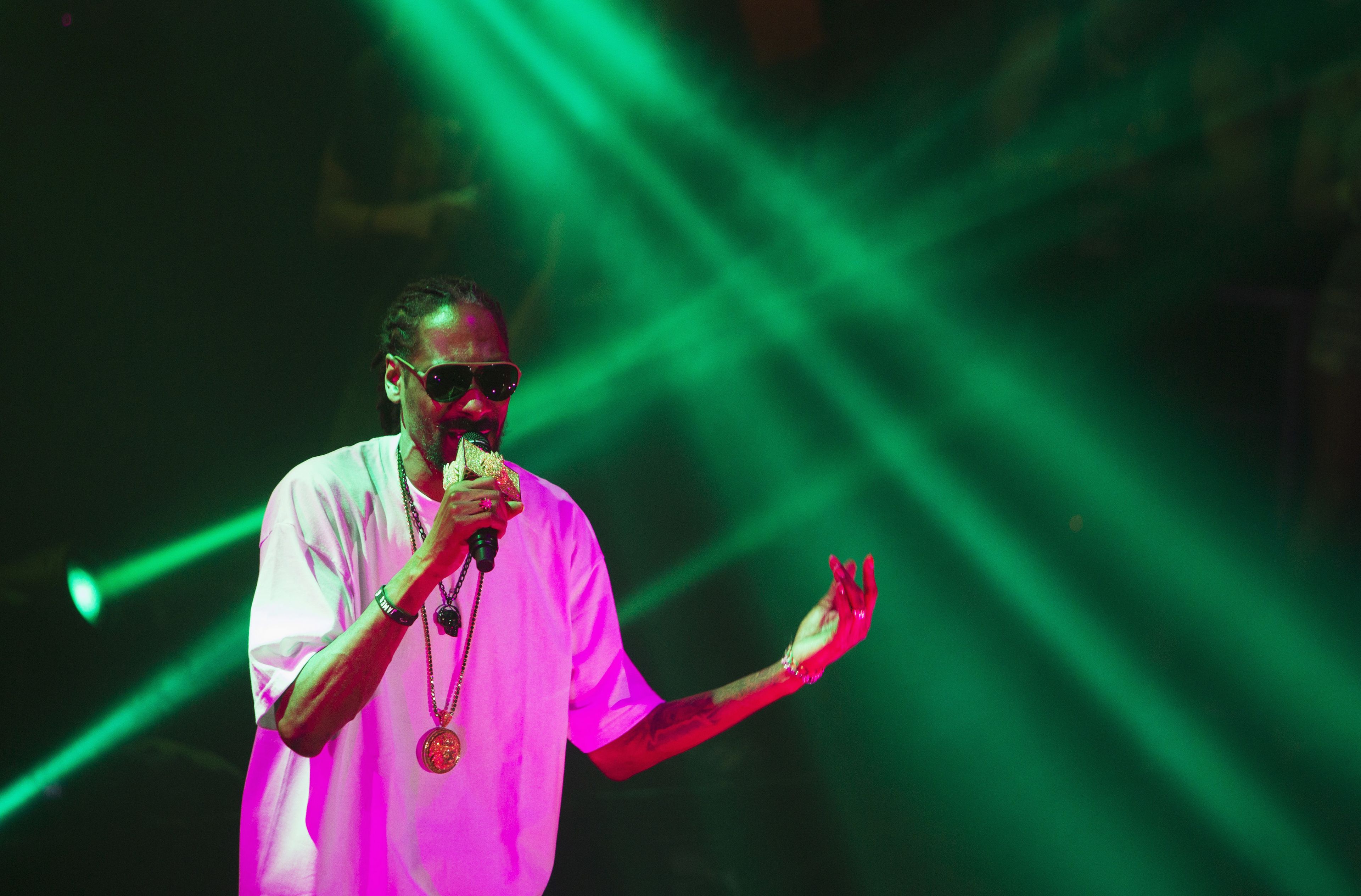 El rapero Snoop Dog en un concierto