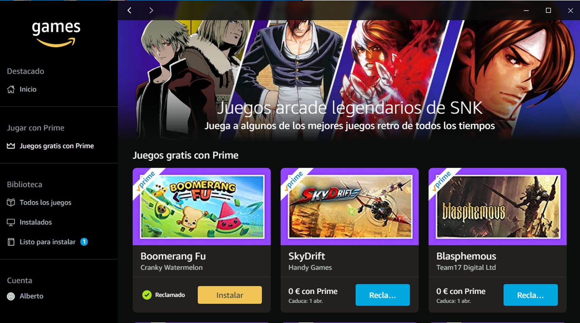 Así puedes bajar juegos gratis en tu PC con Amazon Prime Gaming