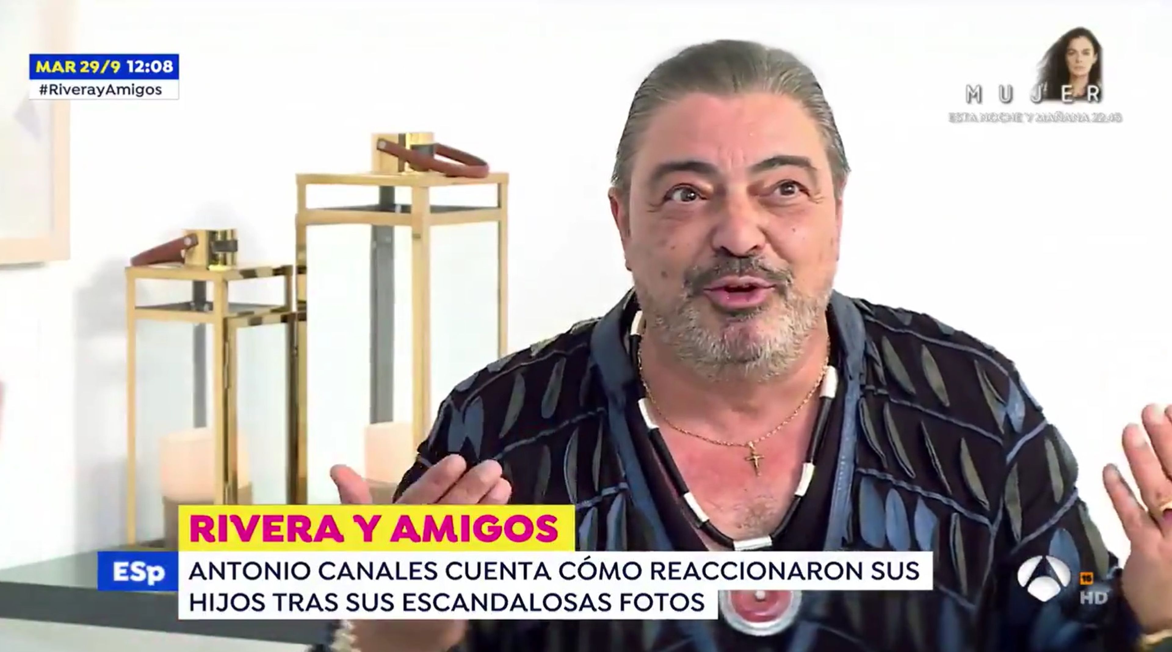 Antonio Canales en su reciente entrevista en Espejo Público (Twitter – Espejo Público)