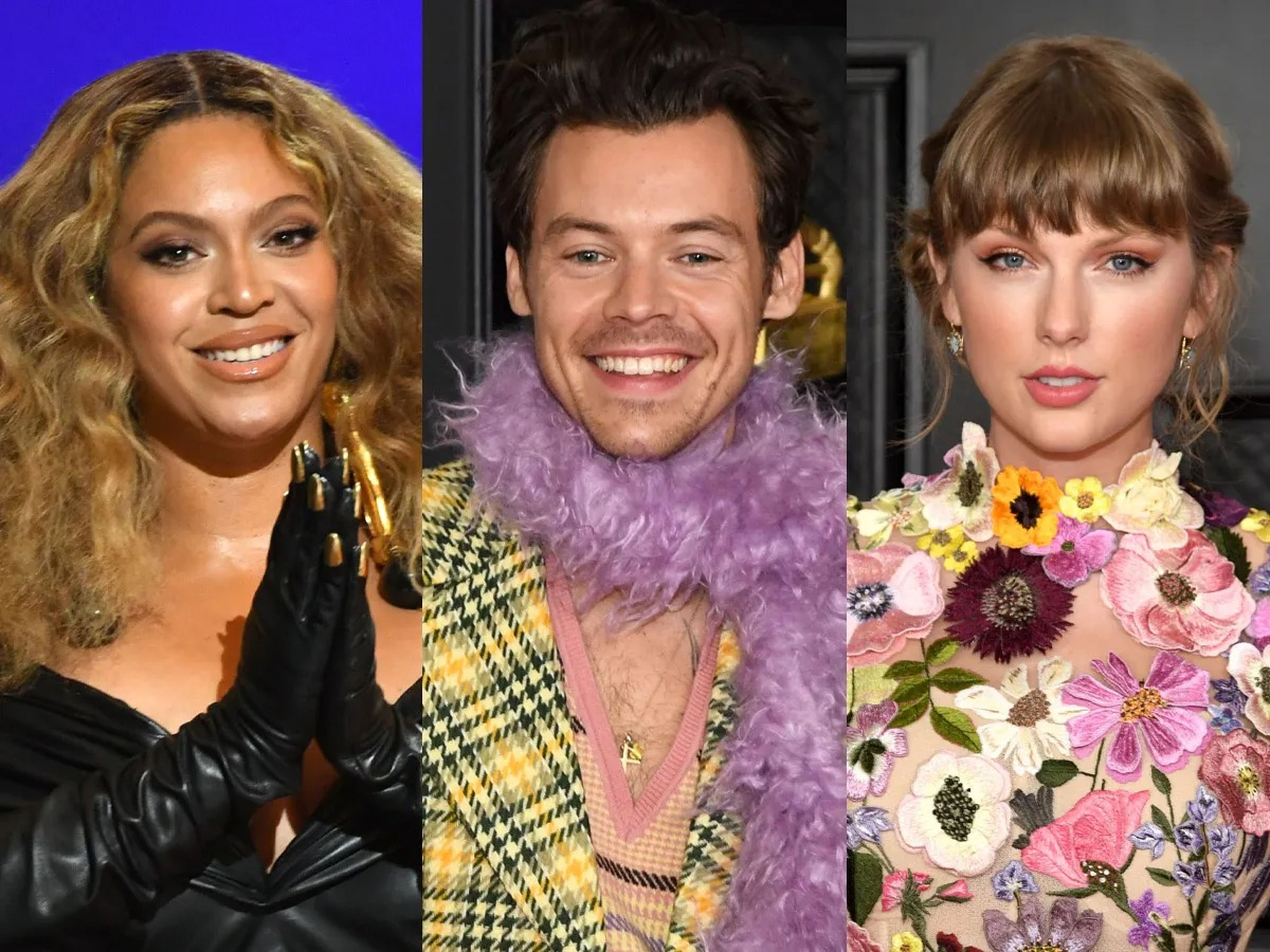 Beyoncé, Harry Styles y Taylor Swift han ganado premios en los Grammy 2021.