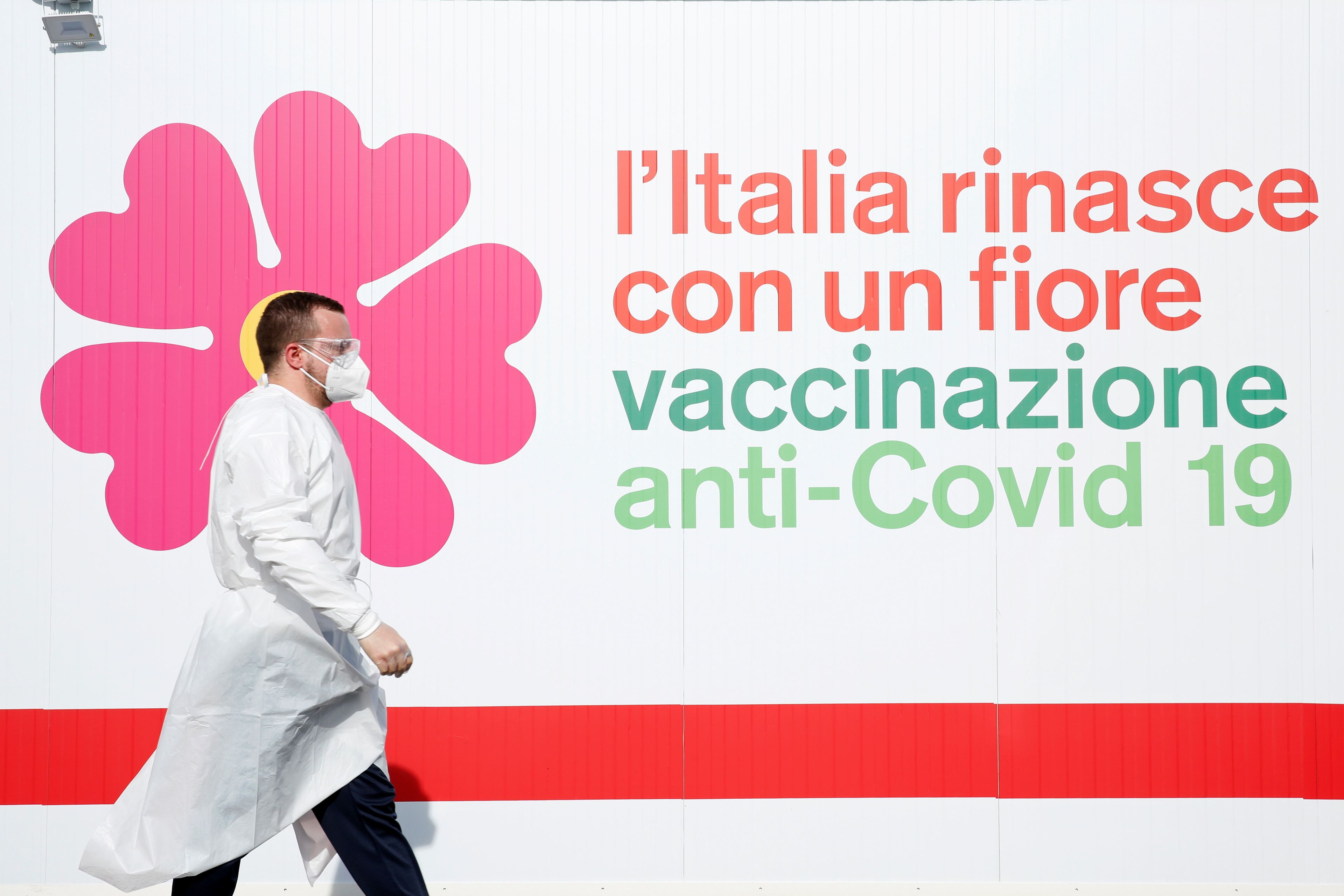 Campaña de vacunación en Italia