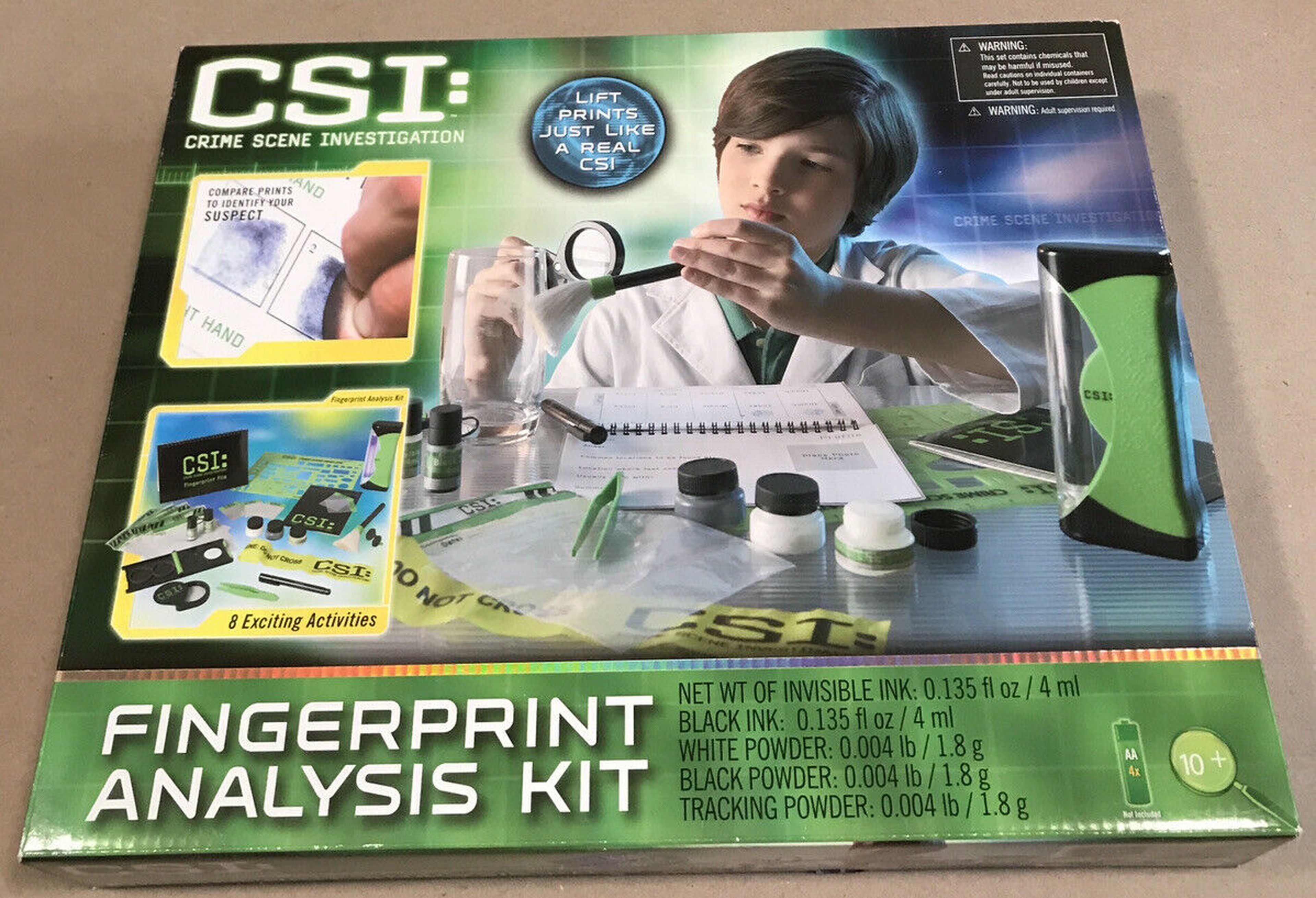 CSI kit huellas