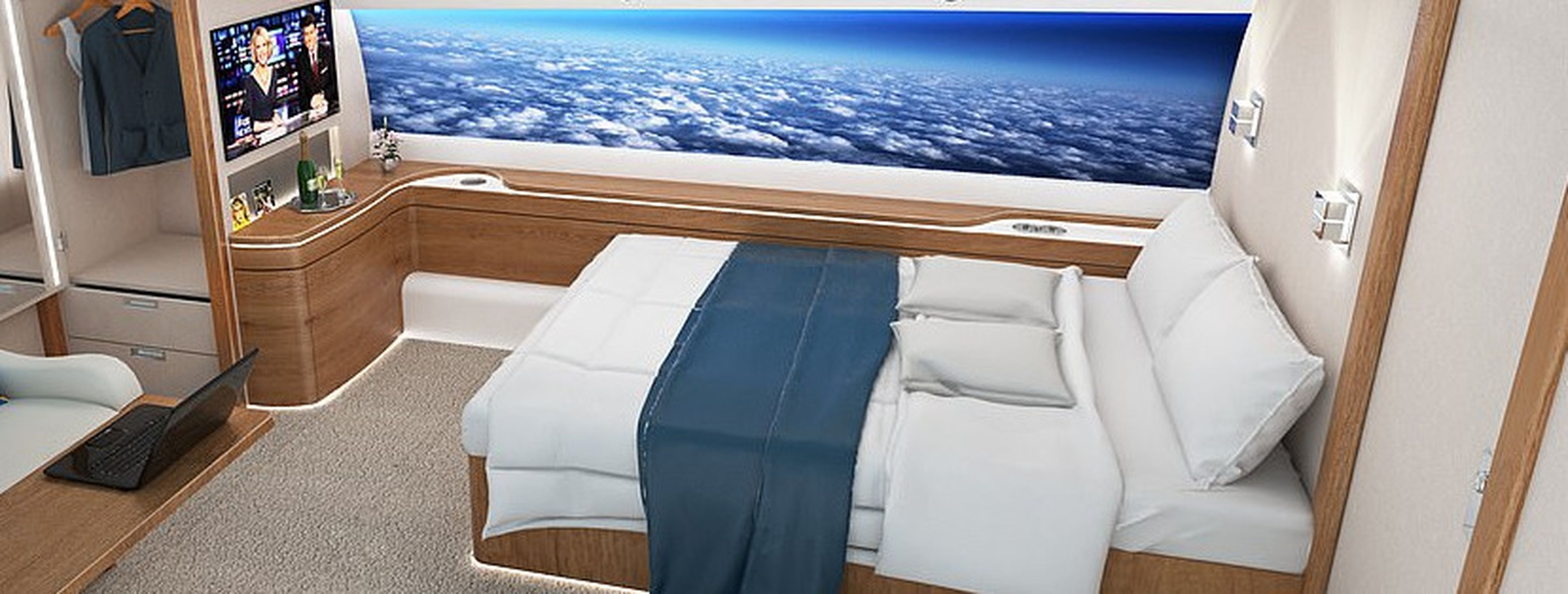 Dormitorio avión supersónico