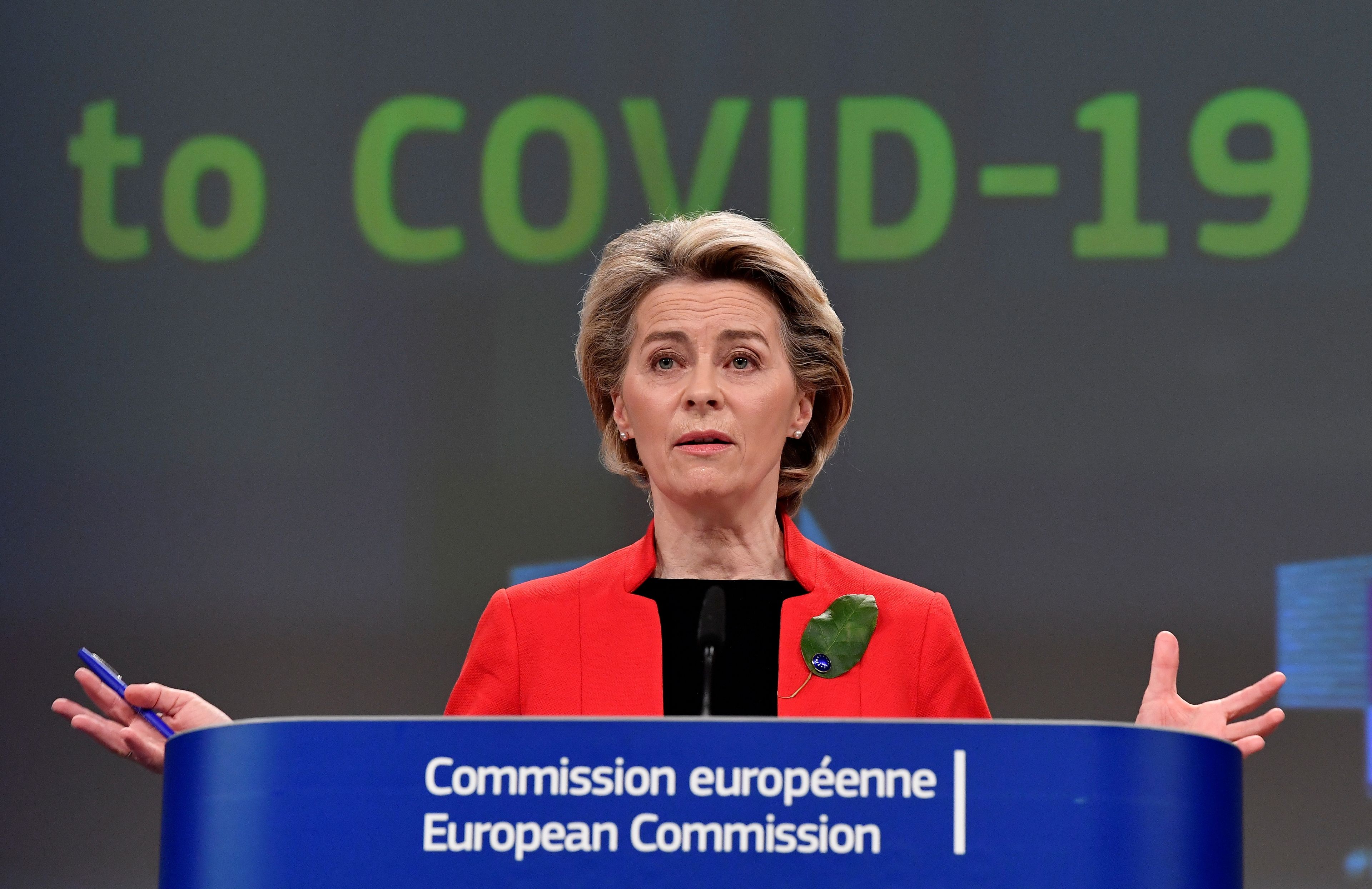 La Presidenta de la Comisión Europea, Ursula von der Leyen.