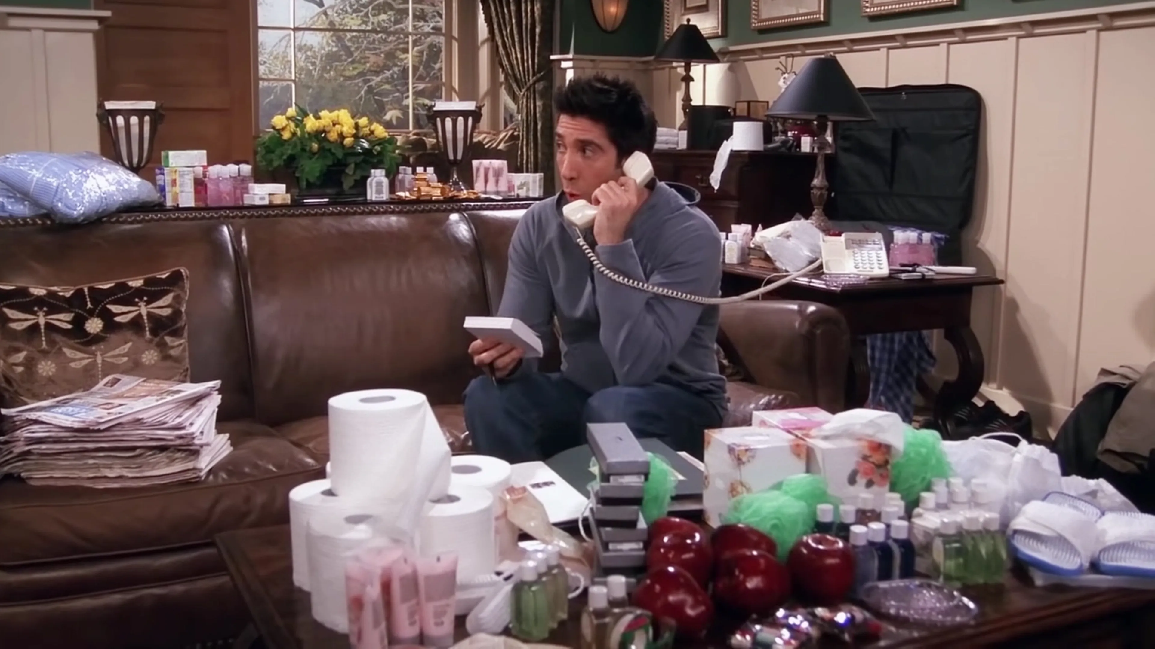Ross Geller en una escena de 'Friends' .