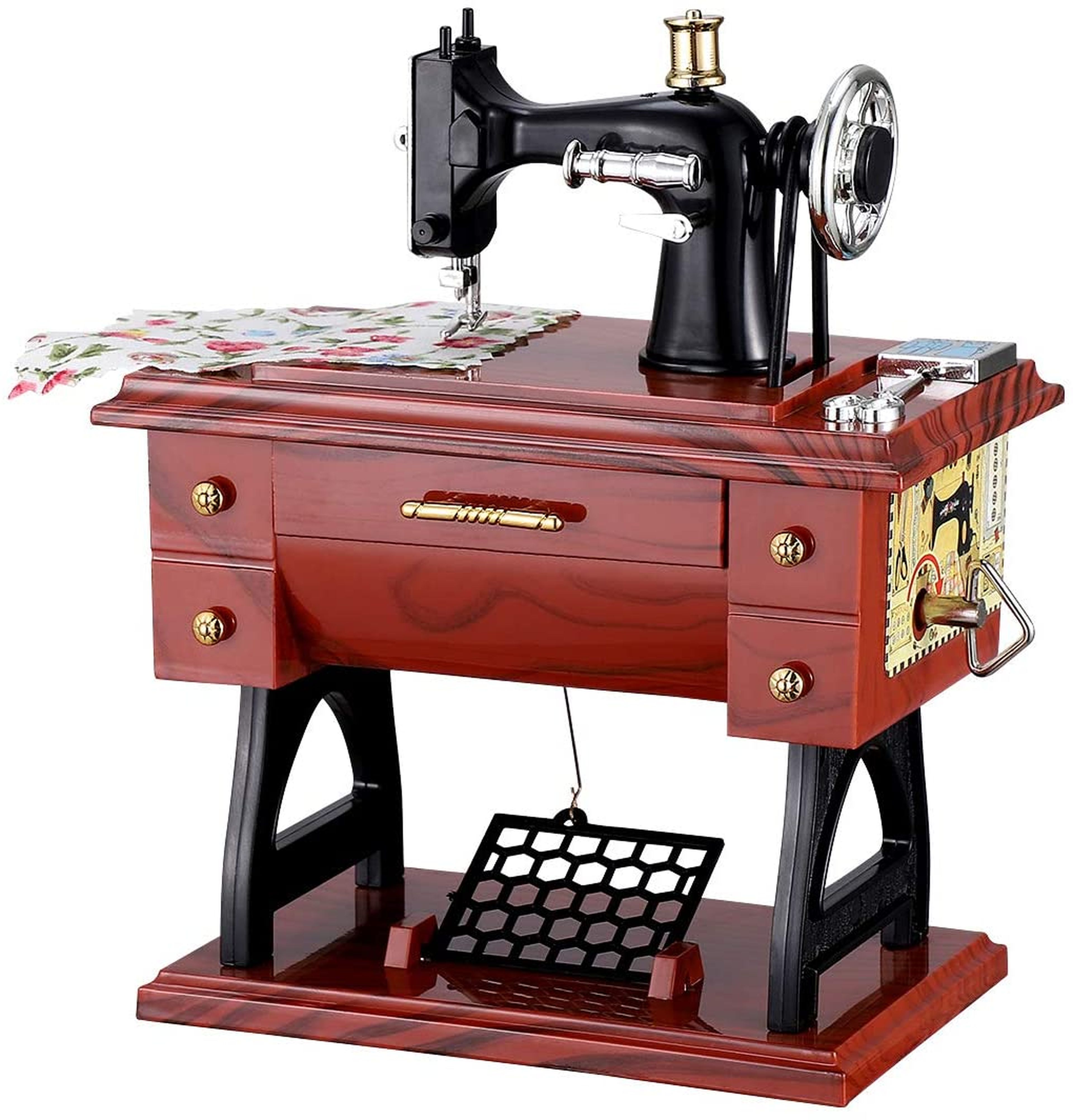 caja de música máquina de coser