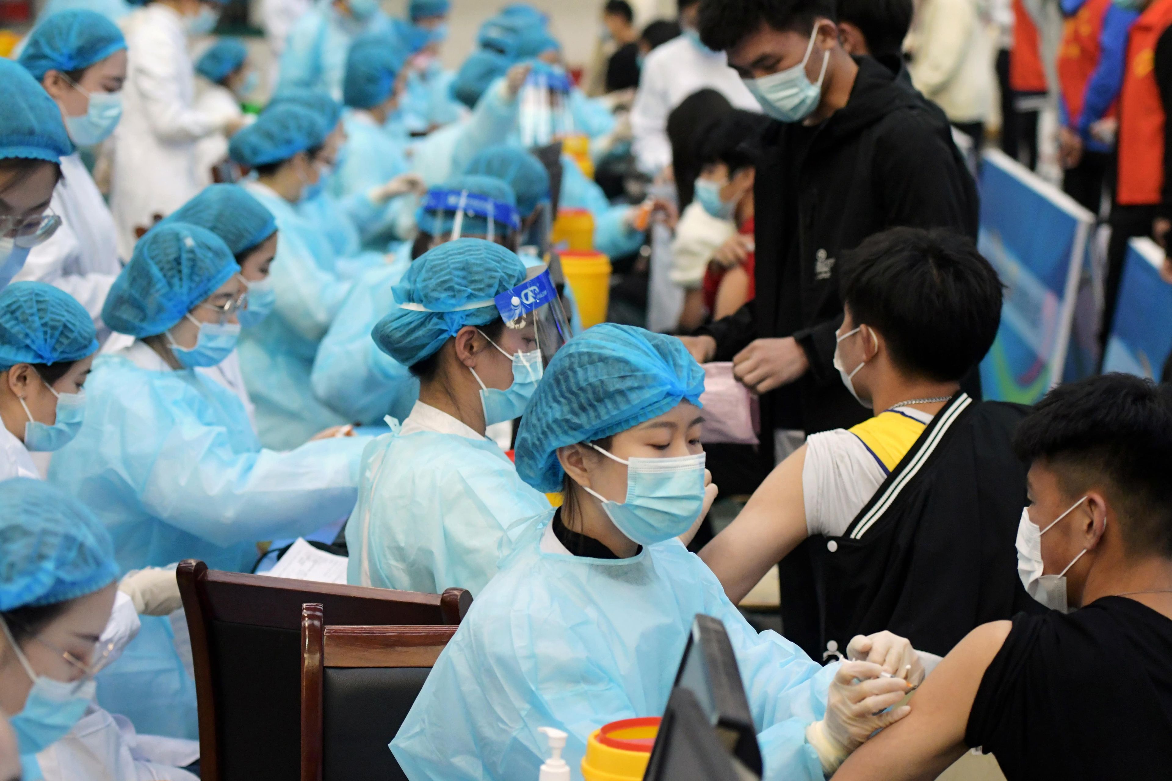 Campaña de vacunación en China