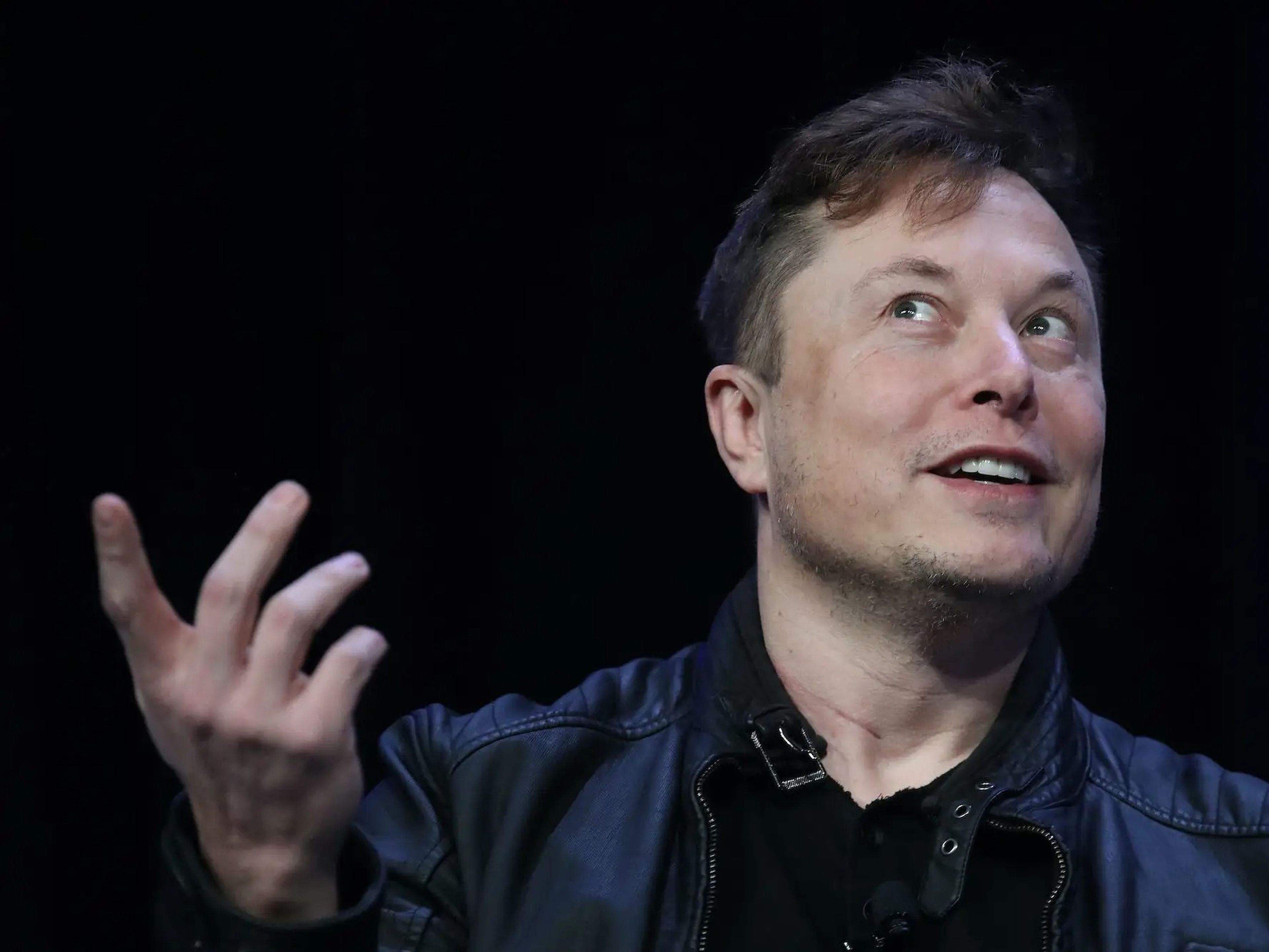 Elon Musk, founder and chief engineer of SpaceX speaks at the 2020 Satellite Conference and Exhibition March 9, 2020 in Washington, DC.