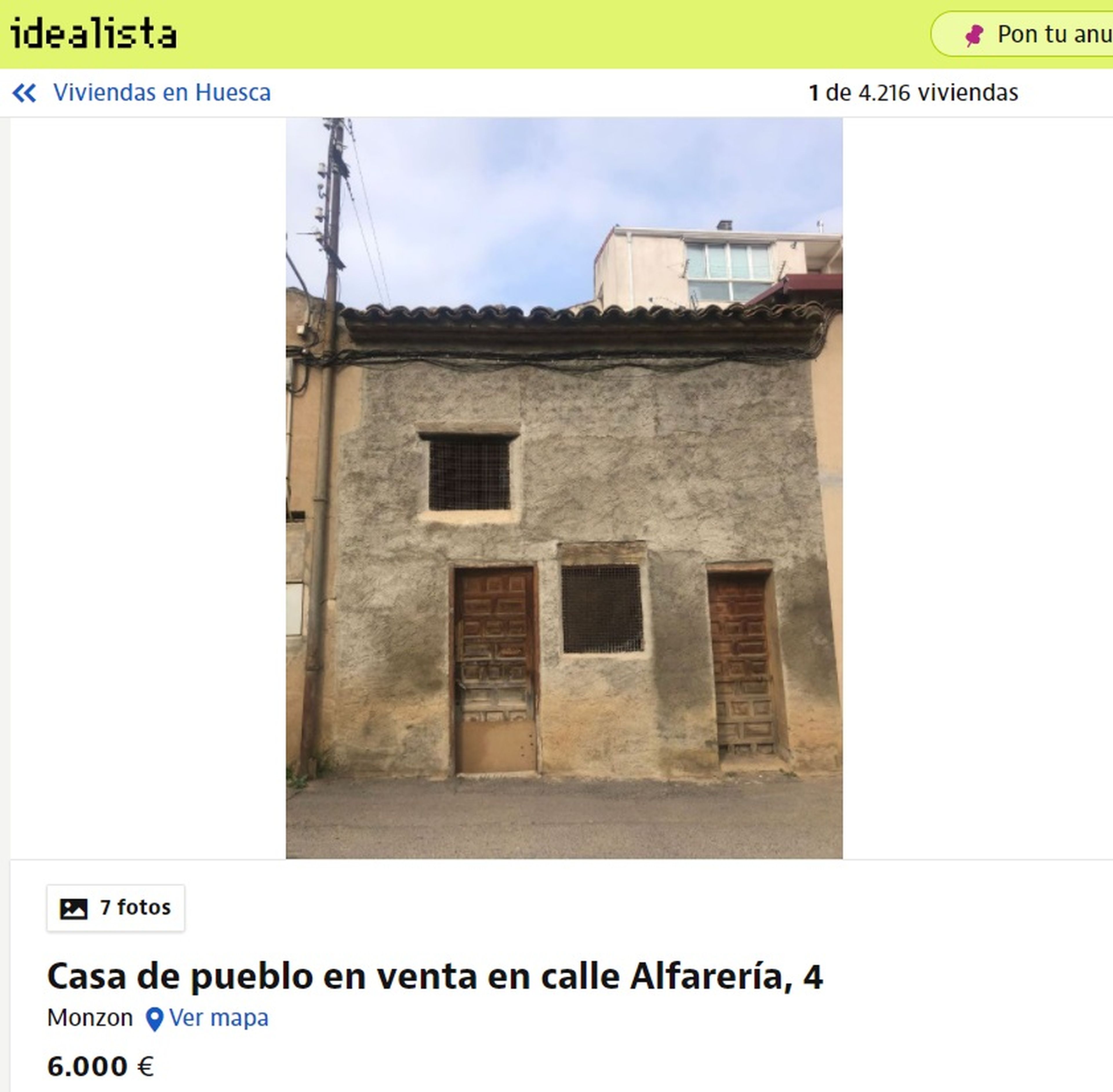 Huesca 6000 euros