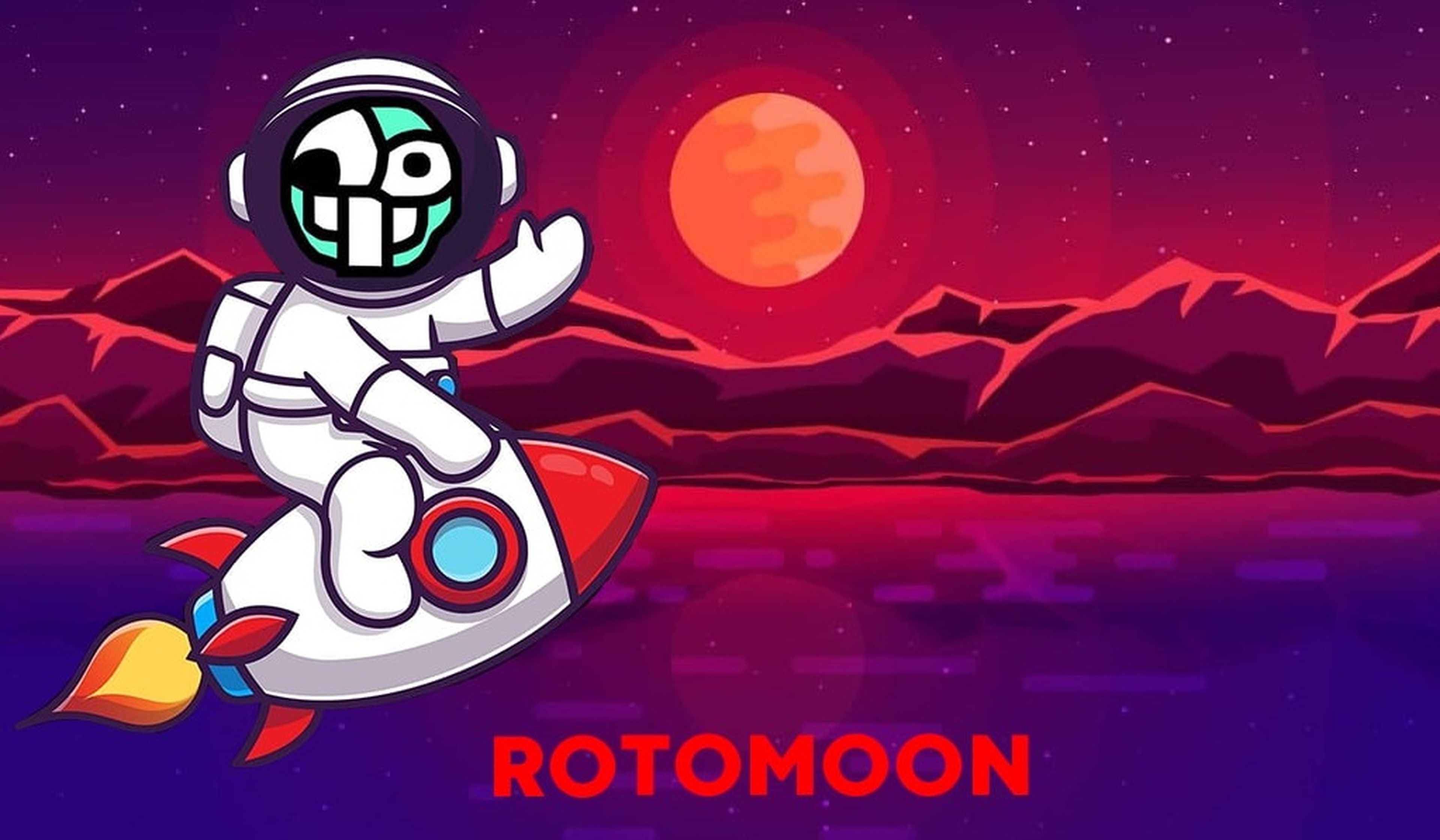 Imagen del logotipo de la criptomoneda RotoMoon en ForoCoches.