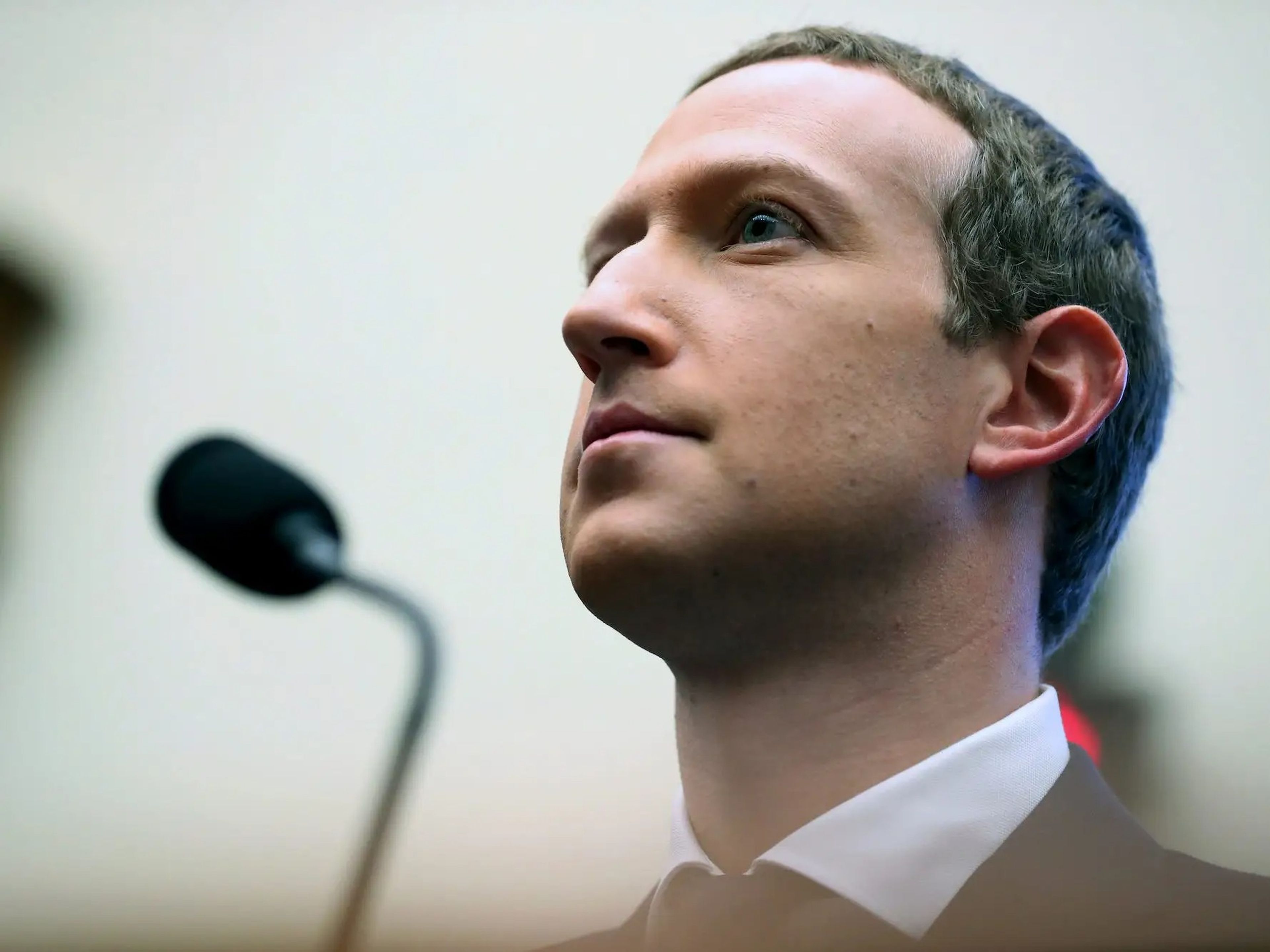 El CEO de Facebook, Mark Zuckerberg, en Washington DC, Estados Unidos, en octubre de 2019.