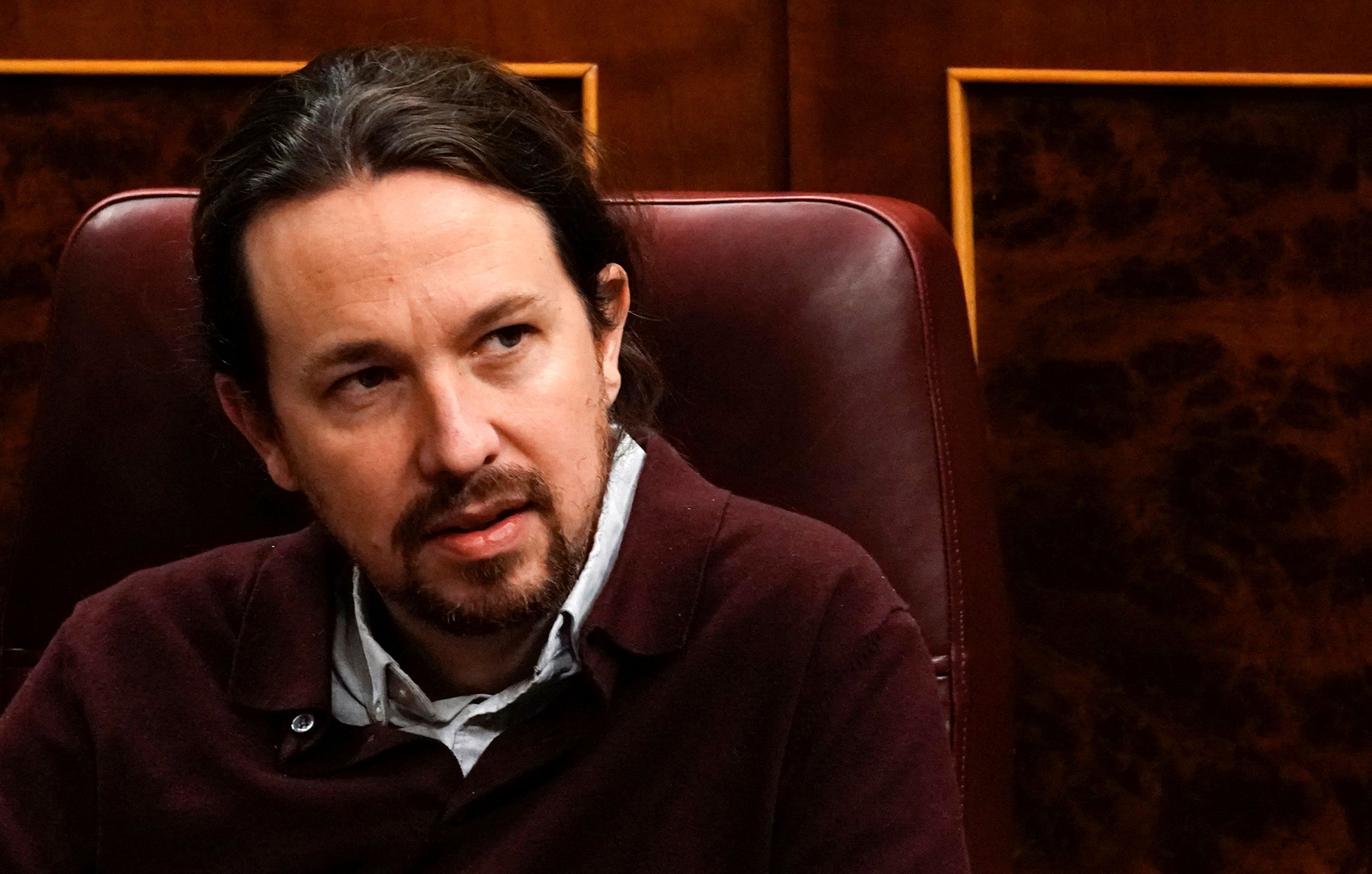 Pablo Iglesias, líder de Unidas Podemos.