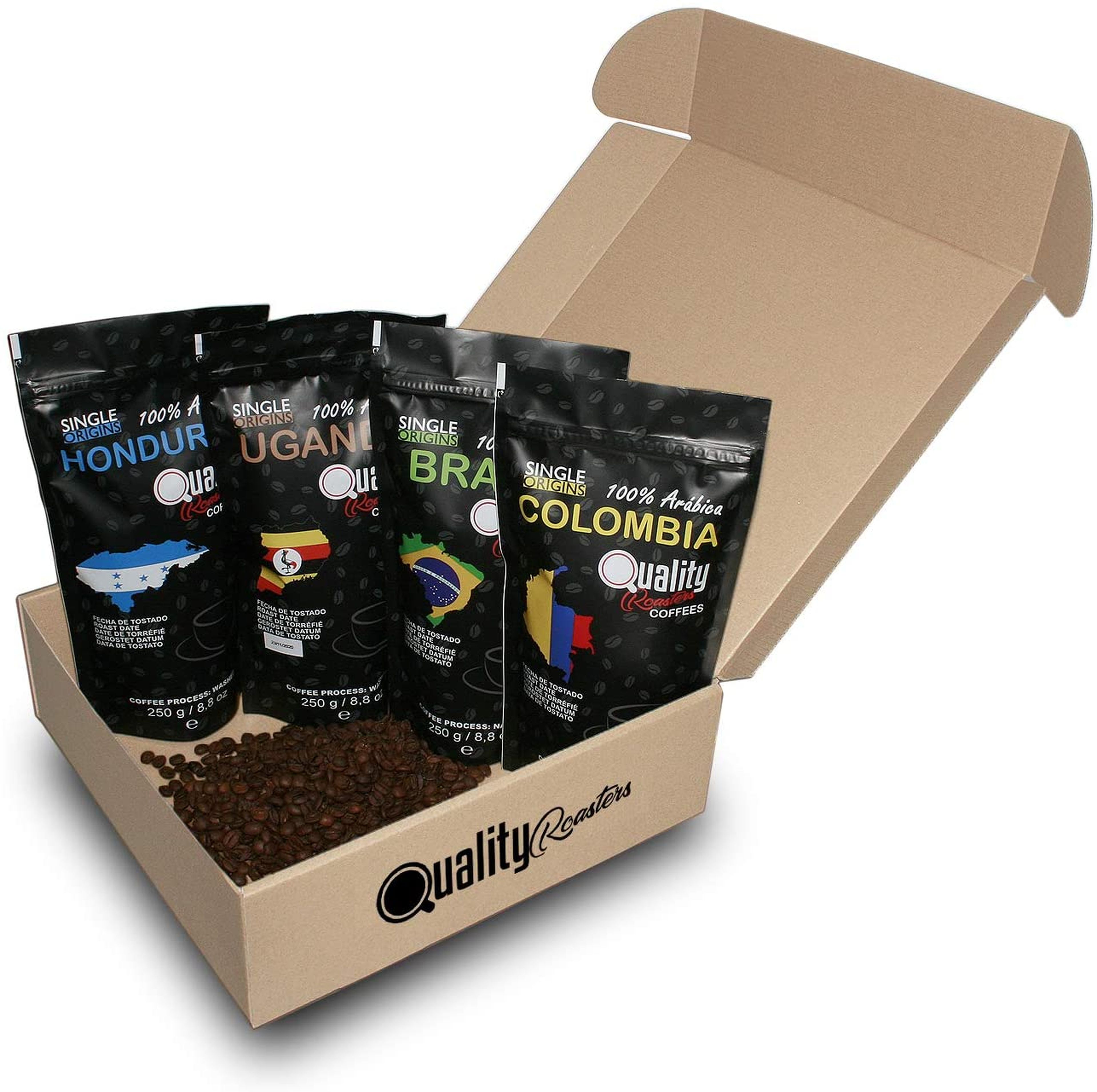 Pack 4 cafés Quality Roasters Coffees