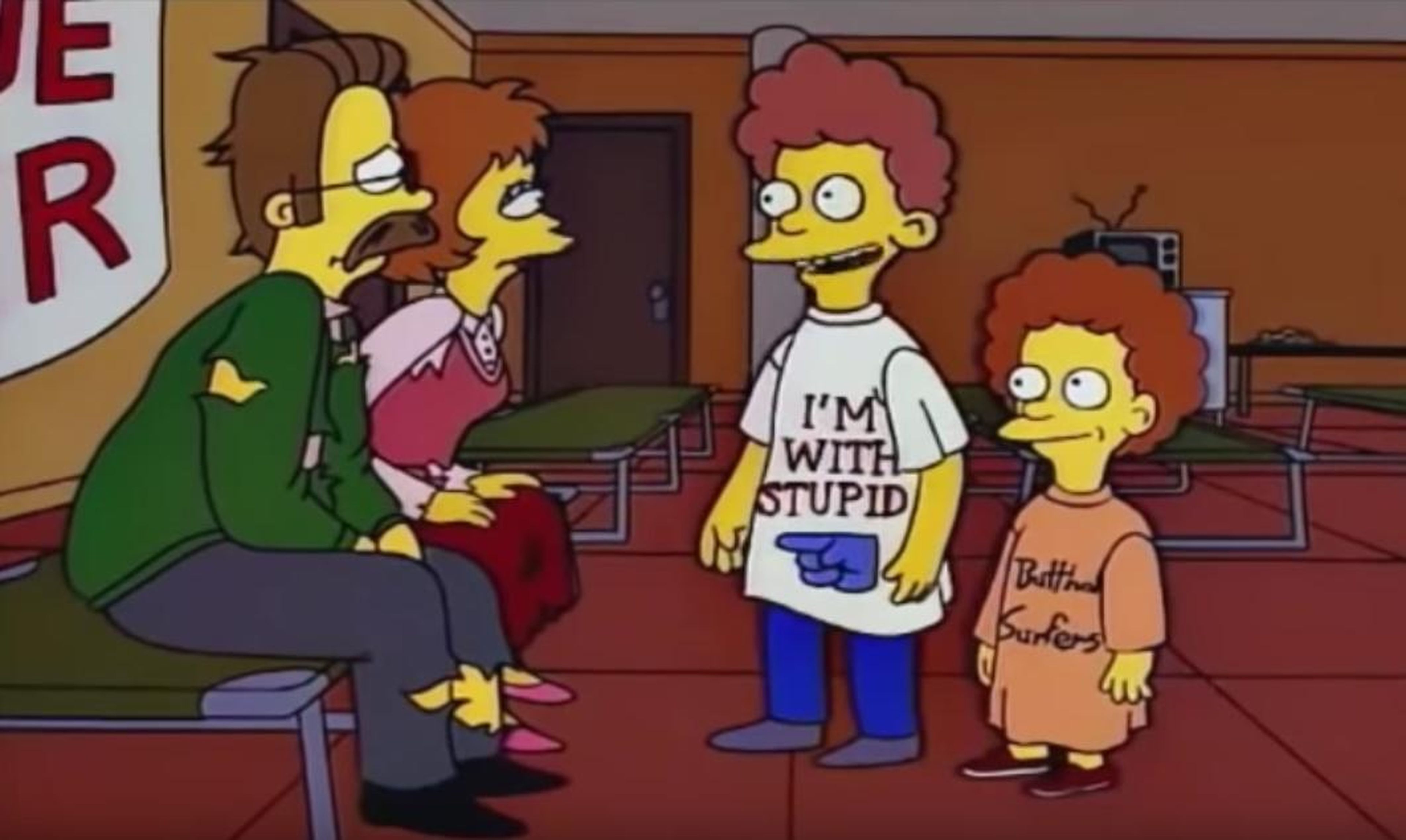 Los Simpson I'm with stupid