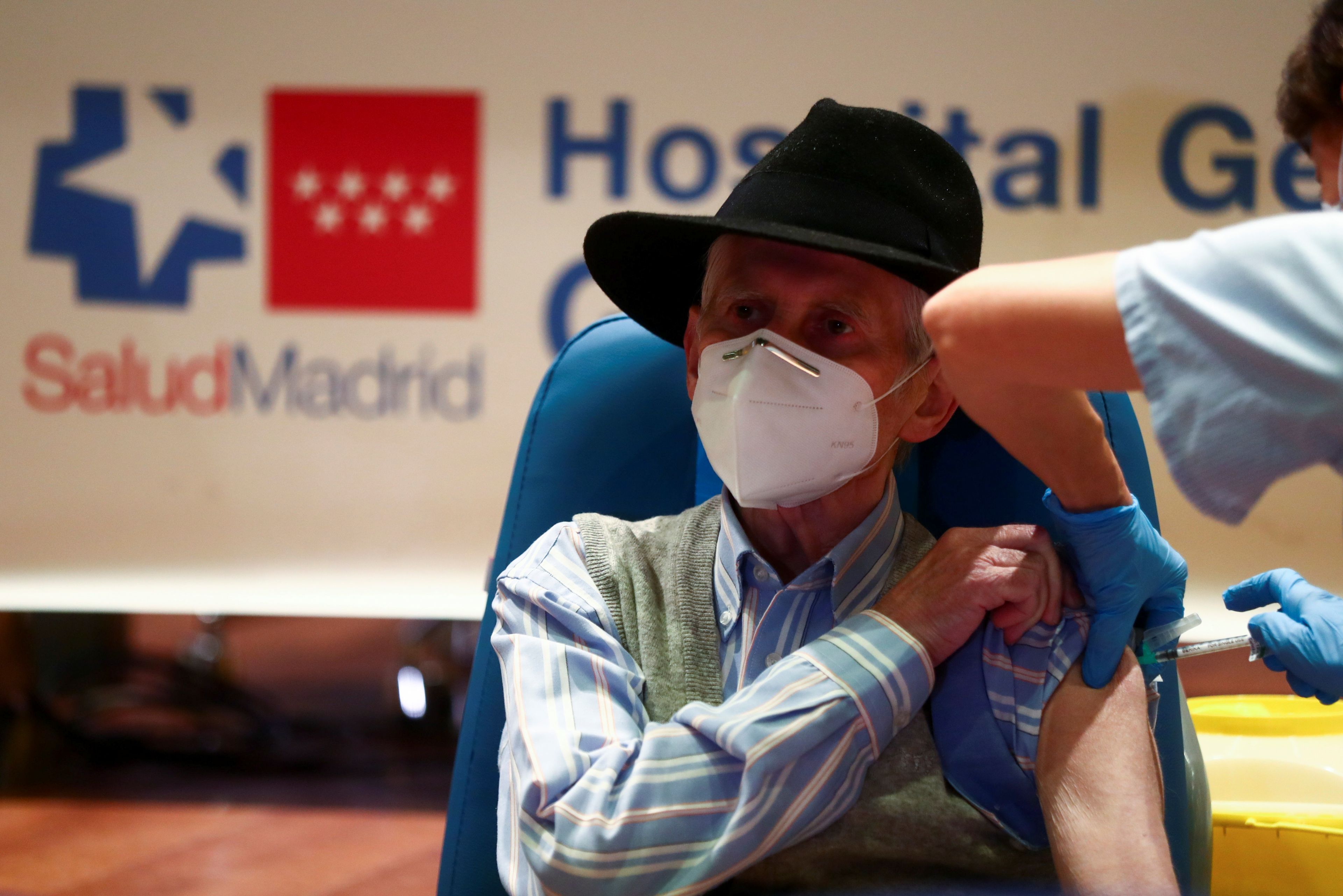 Vacunación en Madrid contra el coronavirus