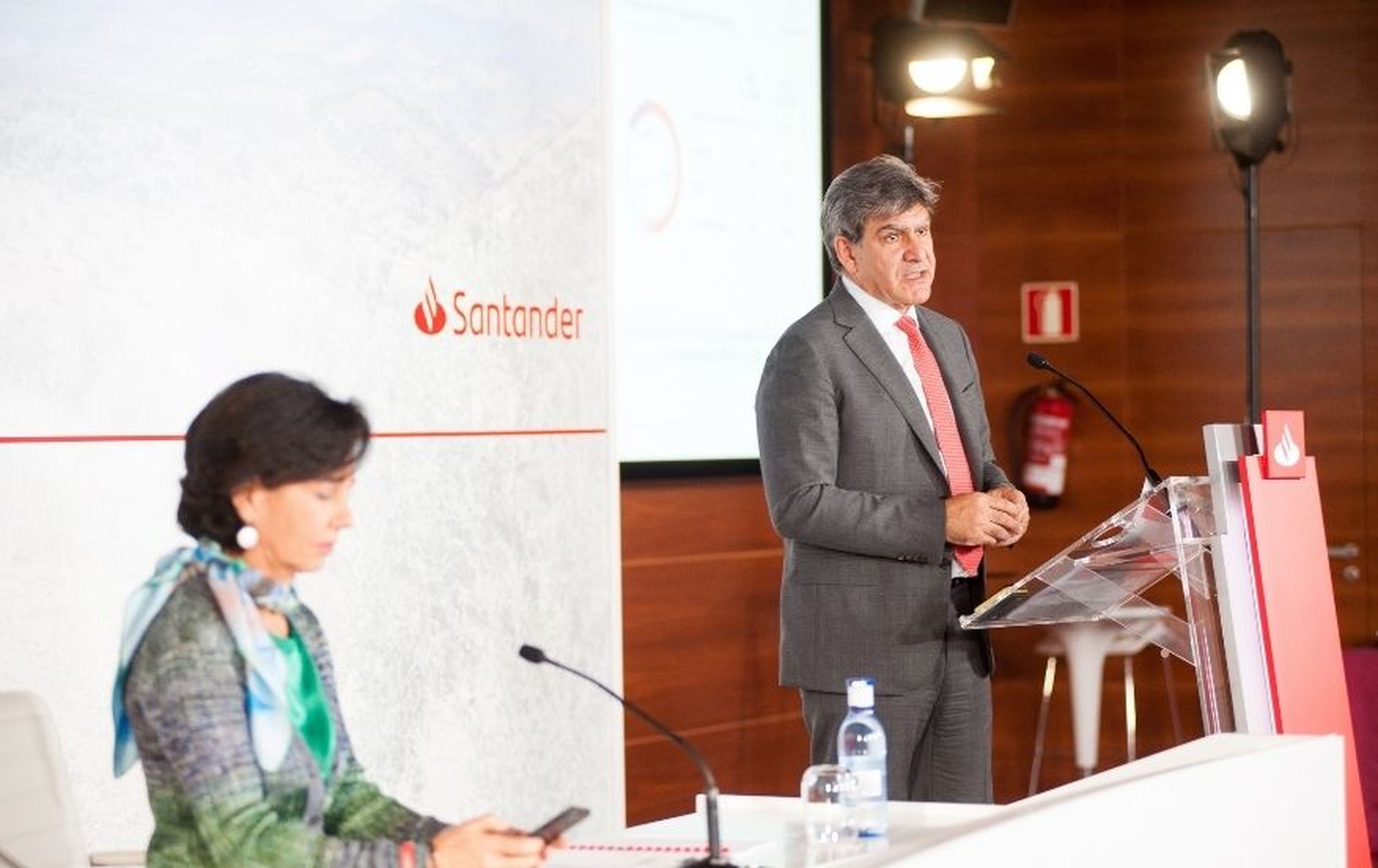 Acto de presentación de los resultados del Banco Santander de 2020 (Banco Santander)
