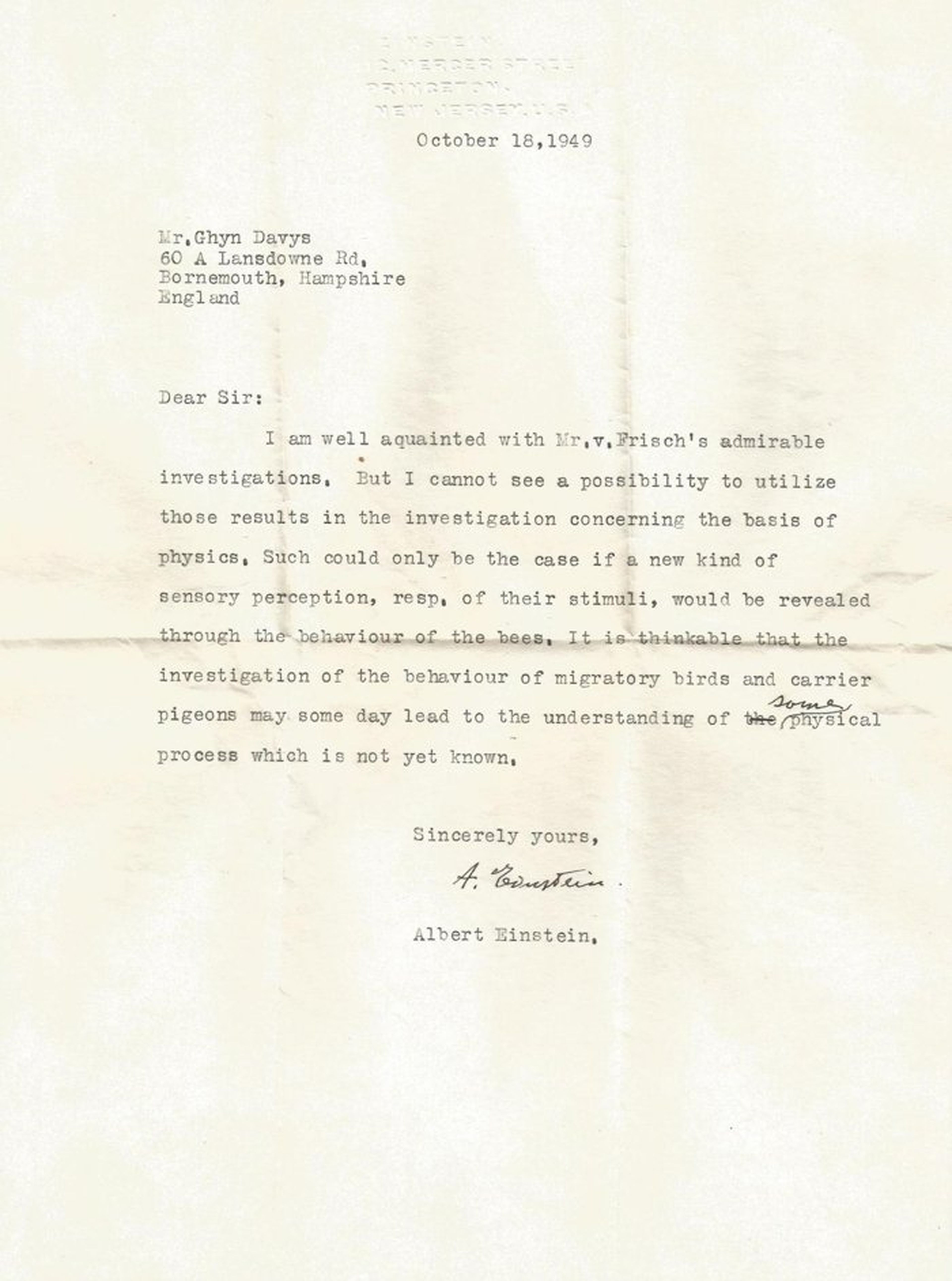 Carta de Einstein