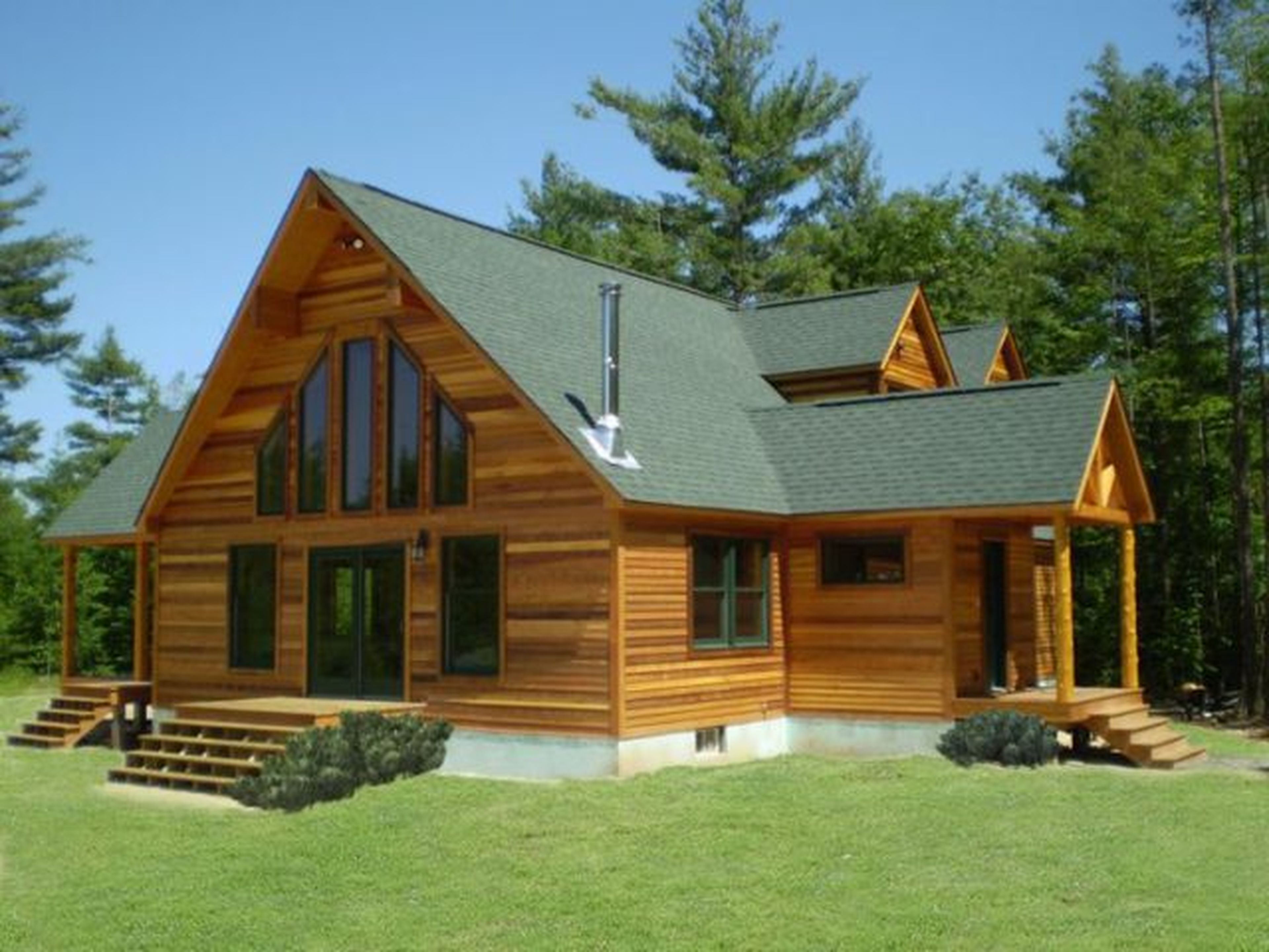 Деревянный дом хаус