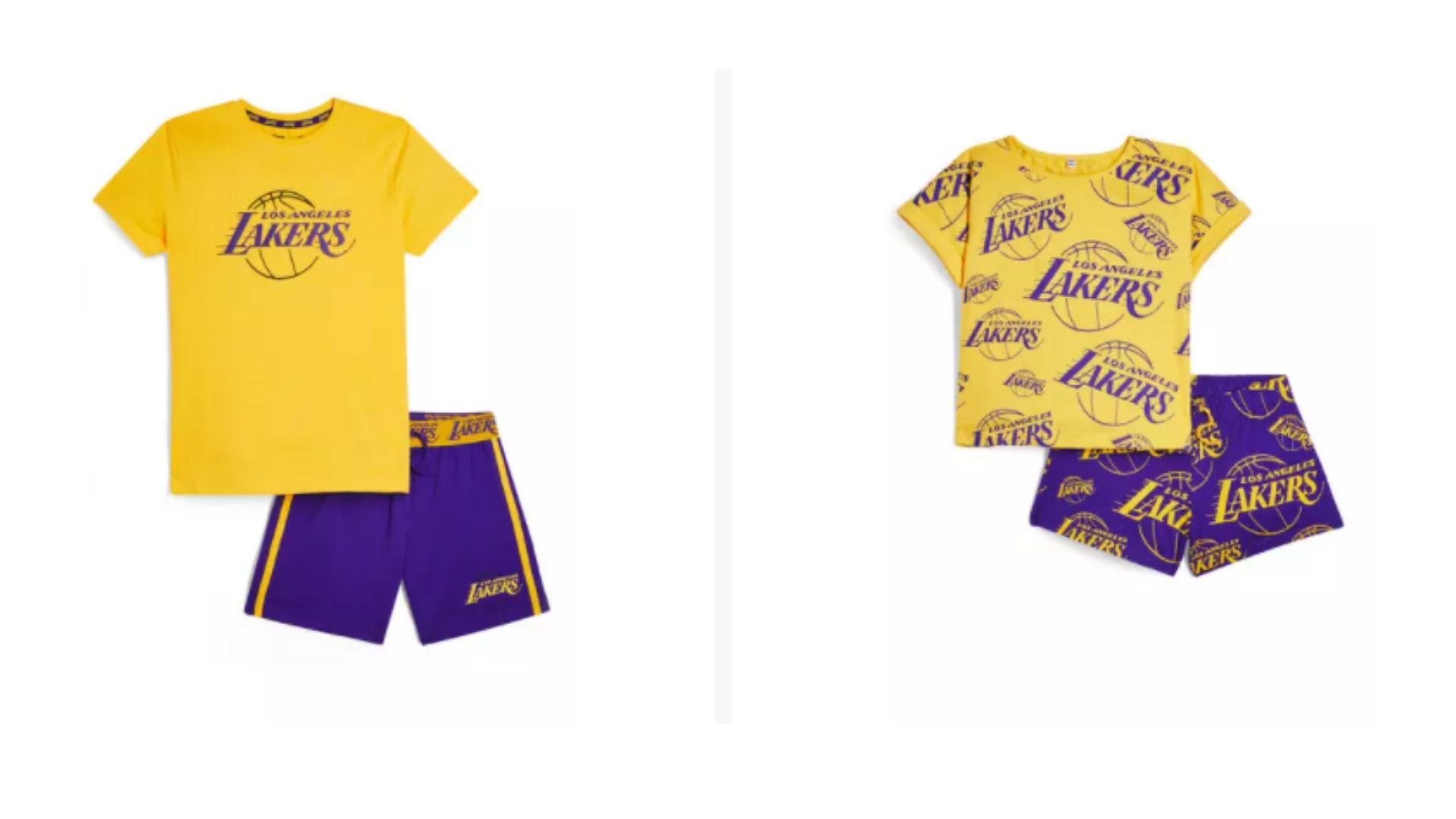 Conjunto LA Lakers para niños de Primark. 17 euros.