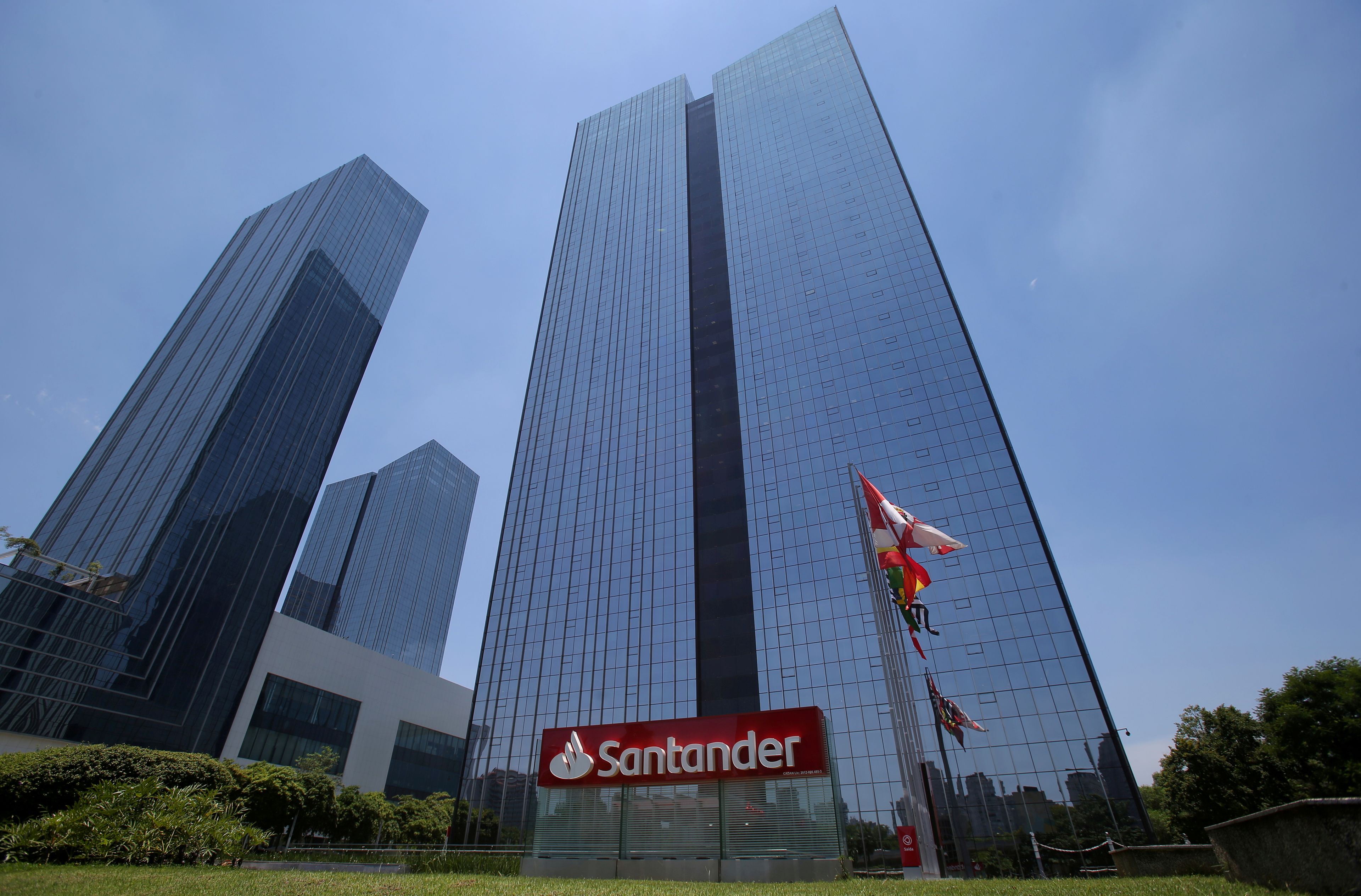 Edificio del Banco Santander en Sao Paulo , Brasil (Reuters)