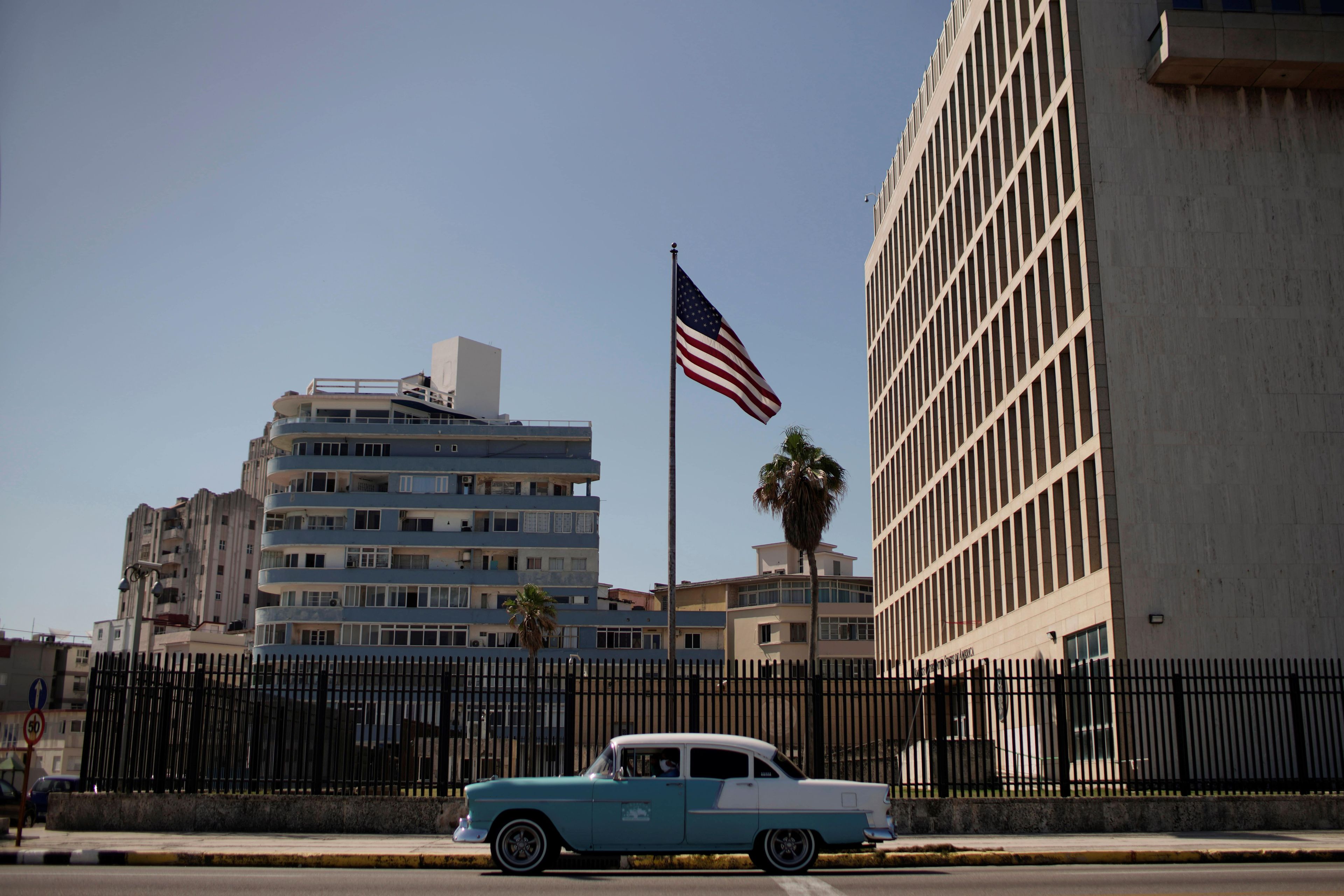 Embajada de Estados Unidos en Cuba, donde se detectaron por primera vez los casos de esta enfermedad