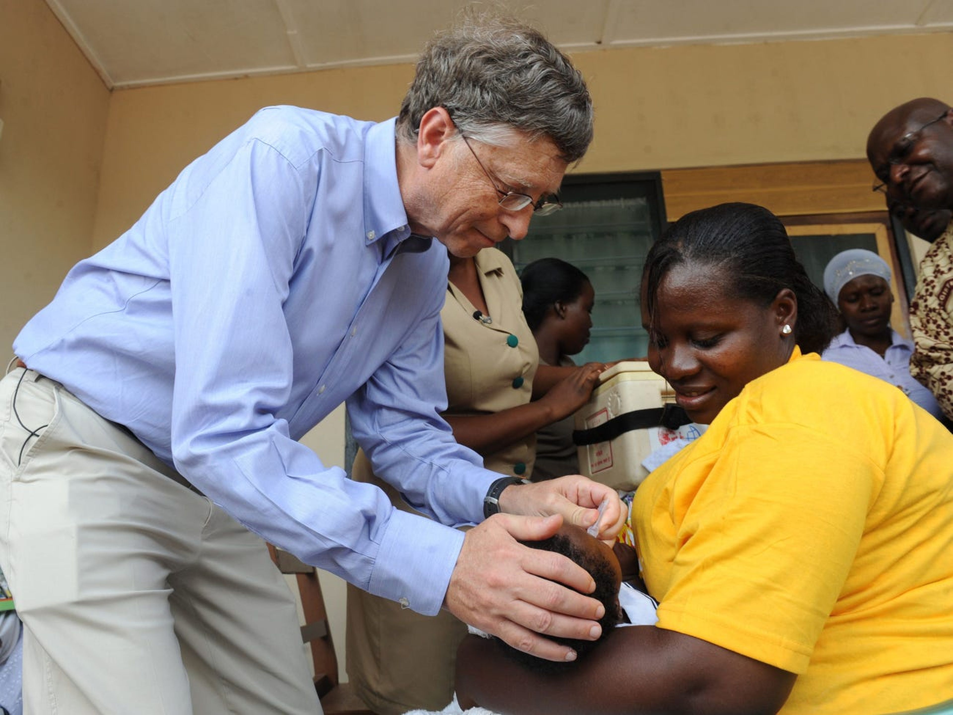 La Fundación Bill y Melinda Gates dona un 5% a la investigación de enfermedades infecciosas.
