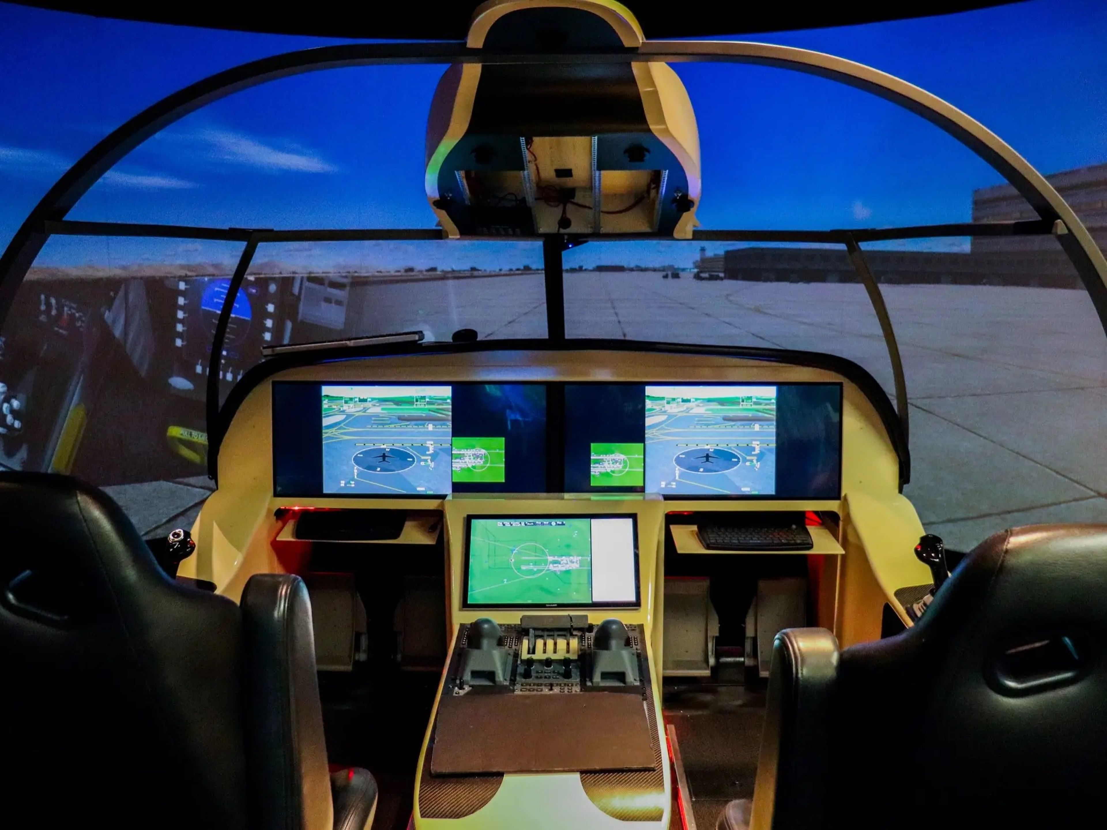 El simulador de Honeywell en Deer Valley (Arizona, Estados Unidos).