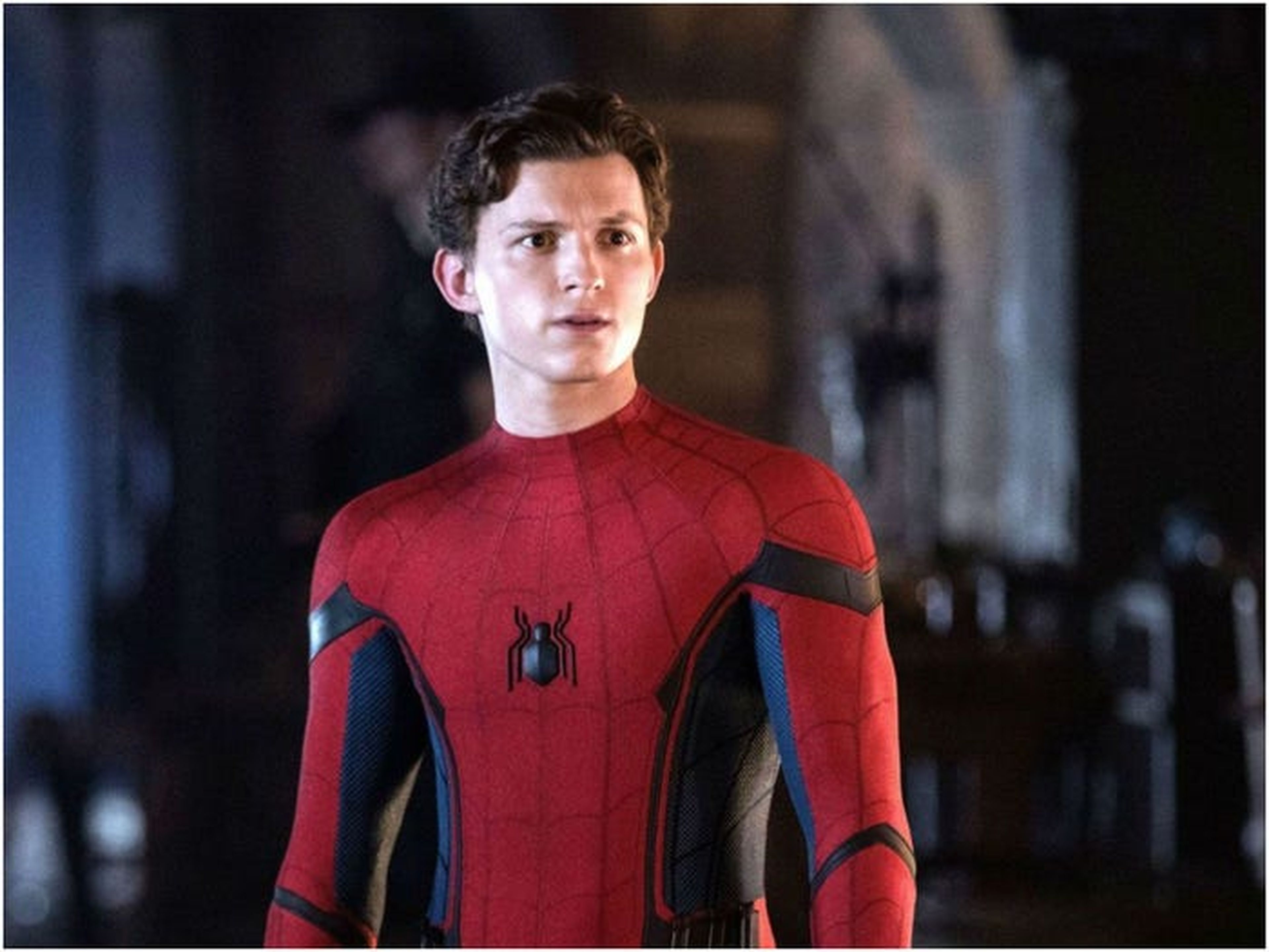 Tom Holland, como Spider-Man, en una de las 5 películas en las que ha interpretado el personaje.