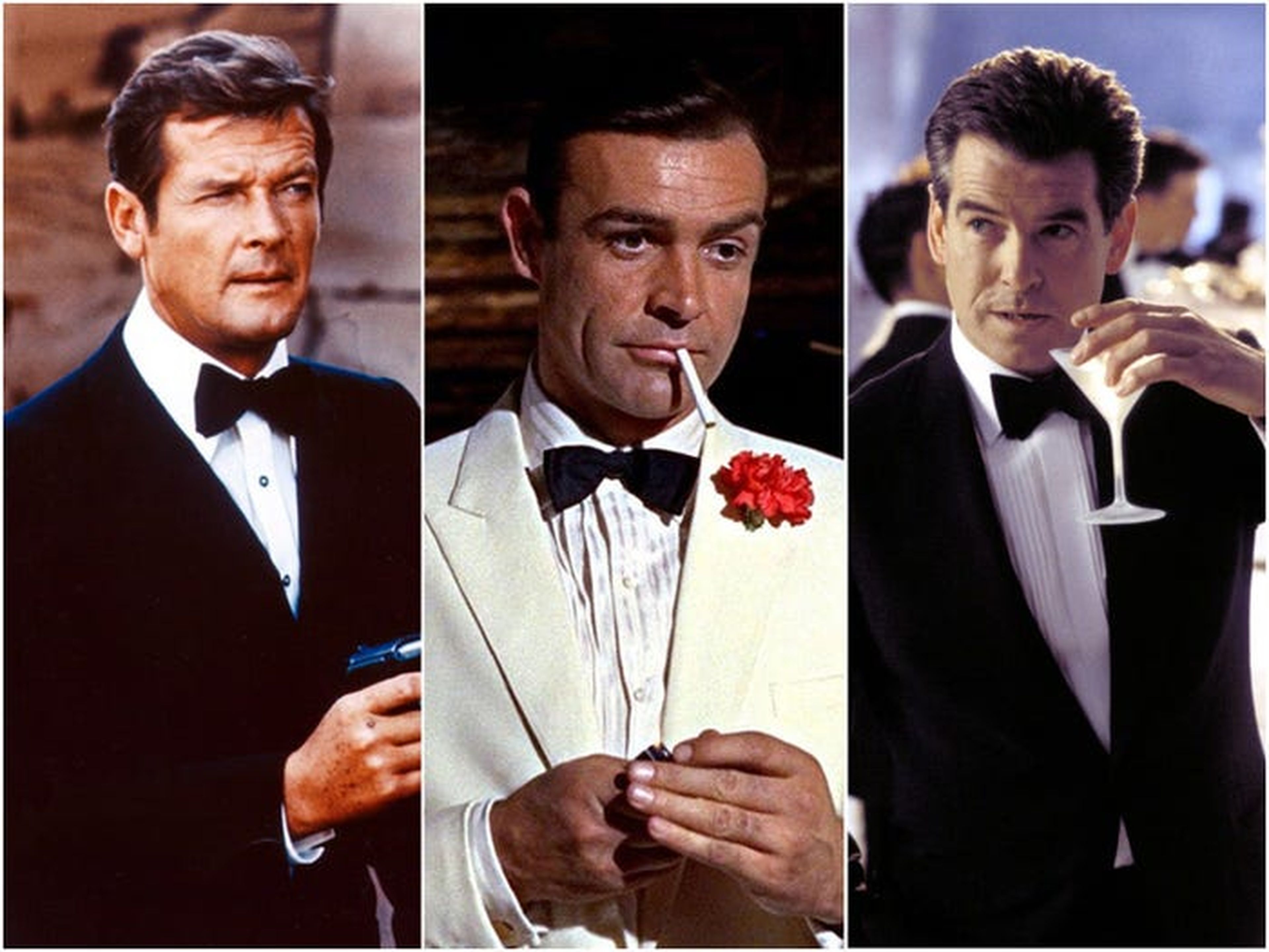 'James Bond' a lo largo de los años.