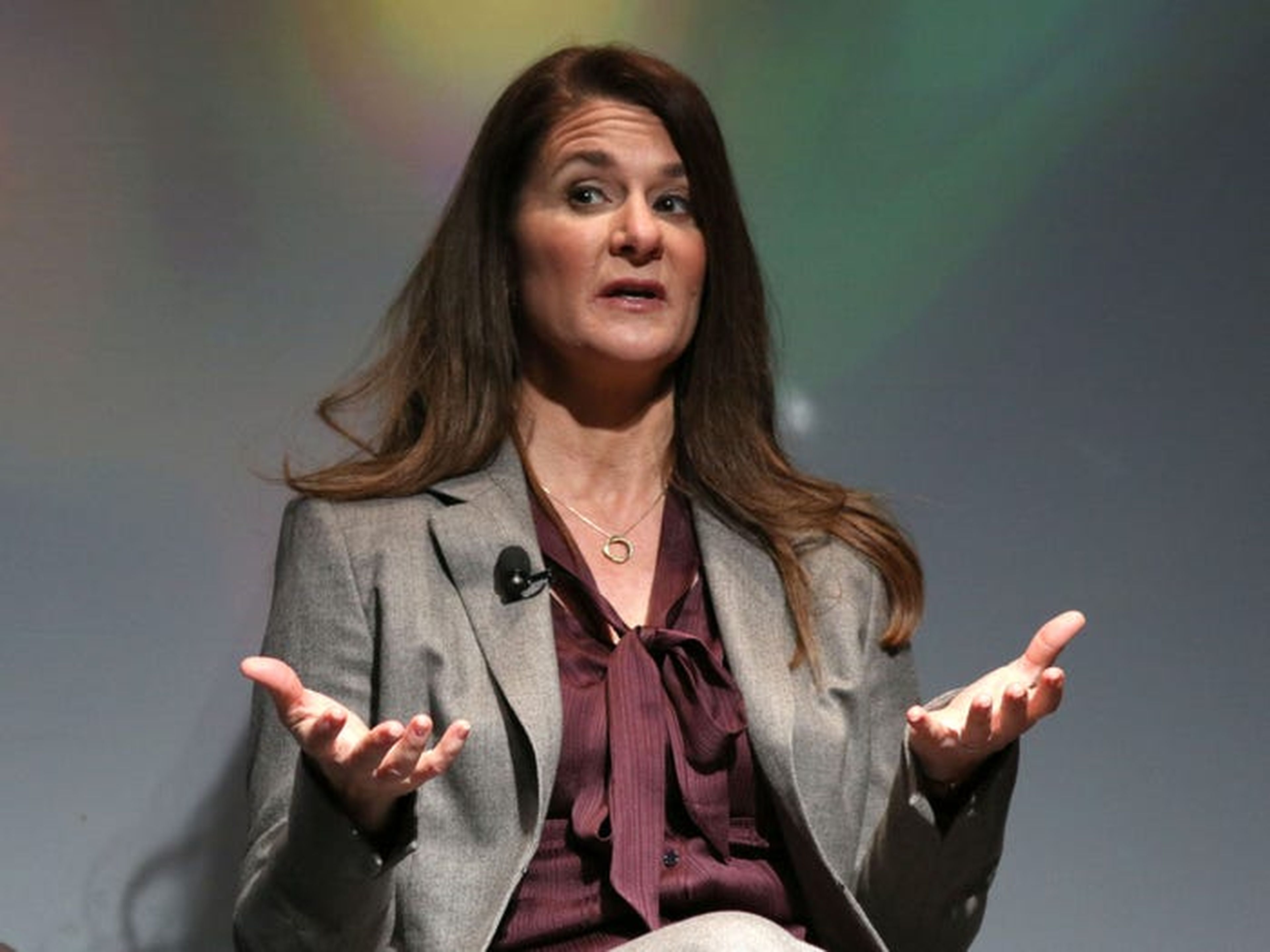 Melinda Gates participa en el 'No Ceilings: The Full Participation Project', en Nueva York, el lunes 9 de marzo de 2015.