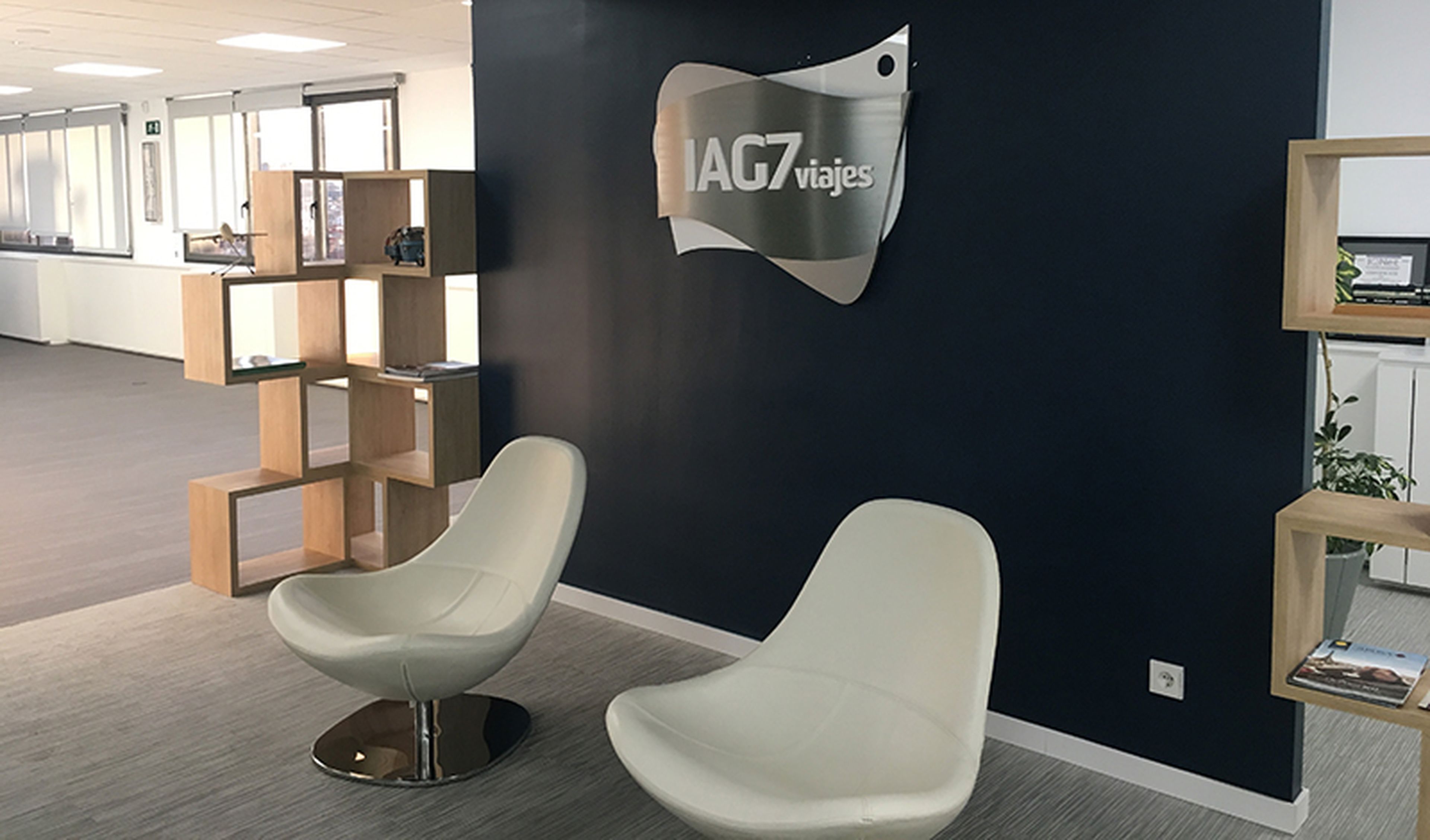 Una oficina de IAG7 Viajes