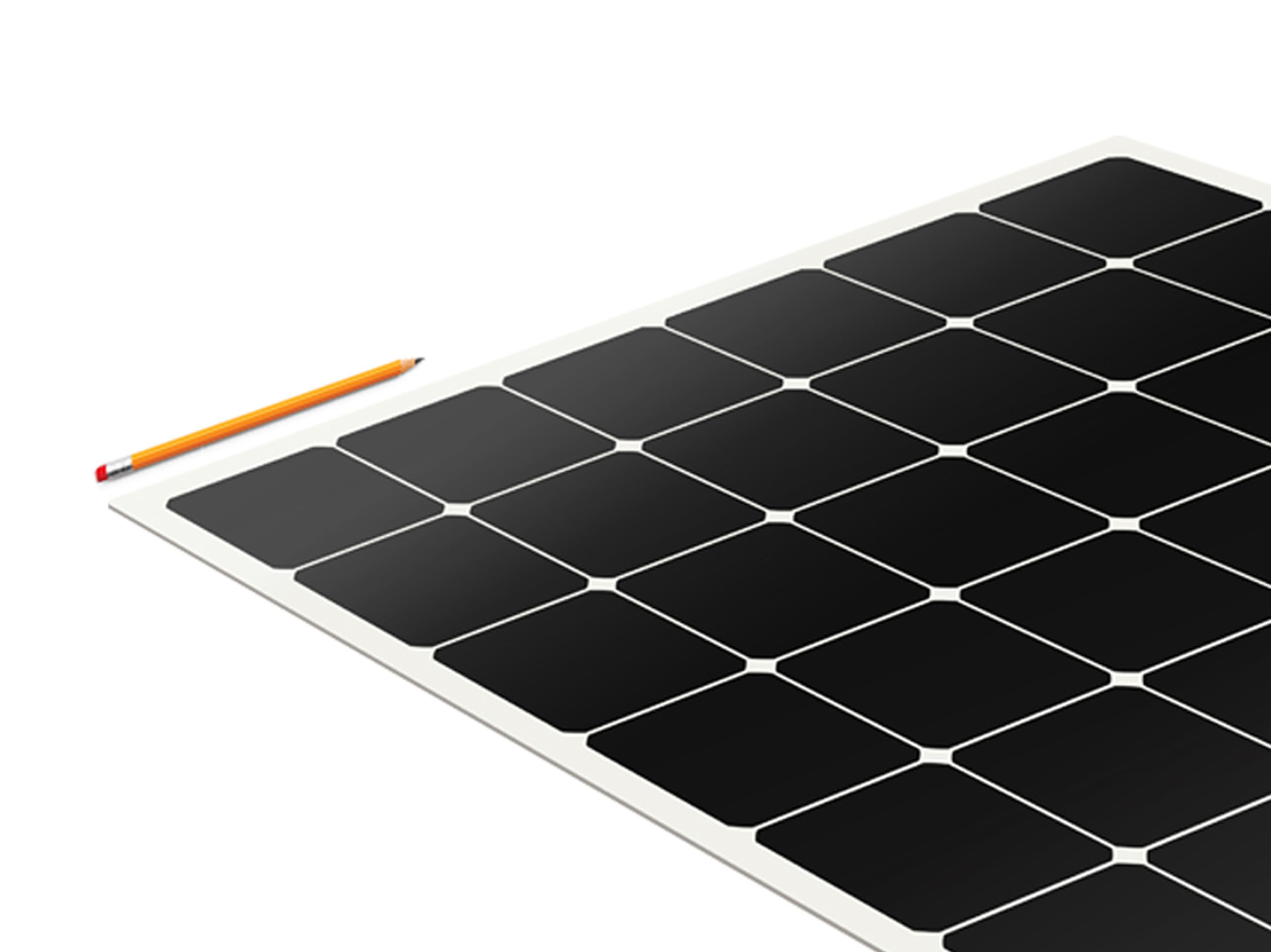 Estos paneles solares son más delgados que un lápiz.