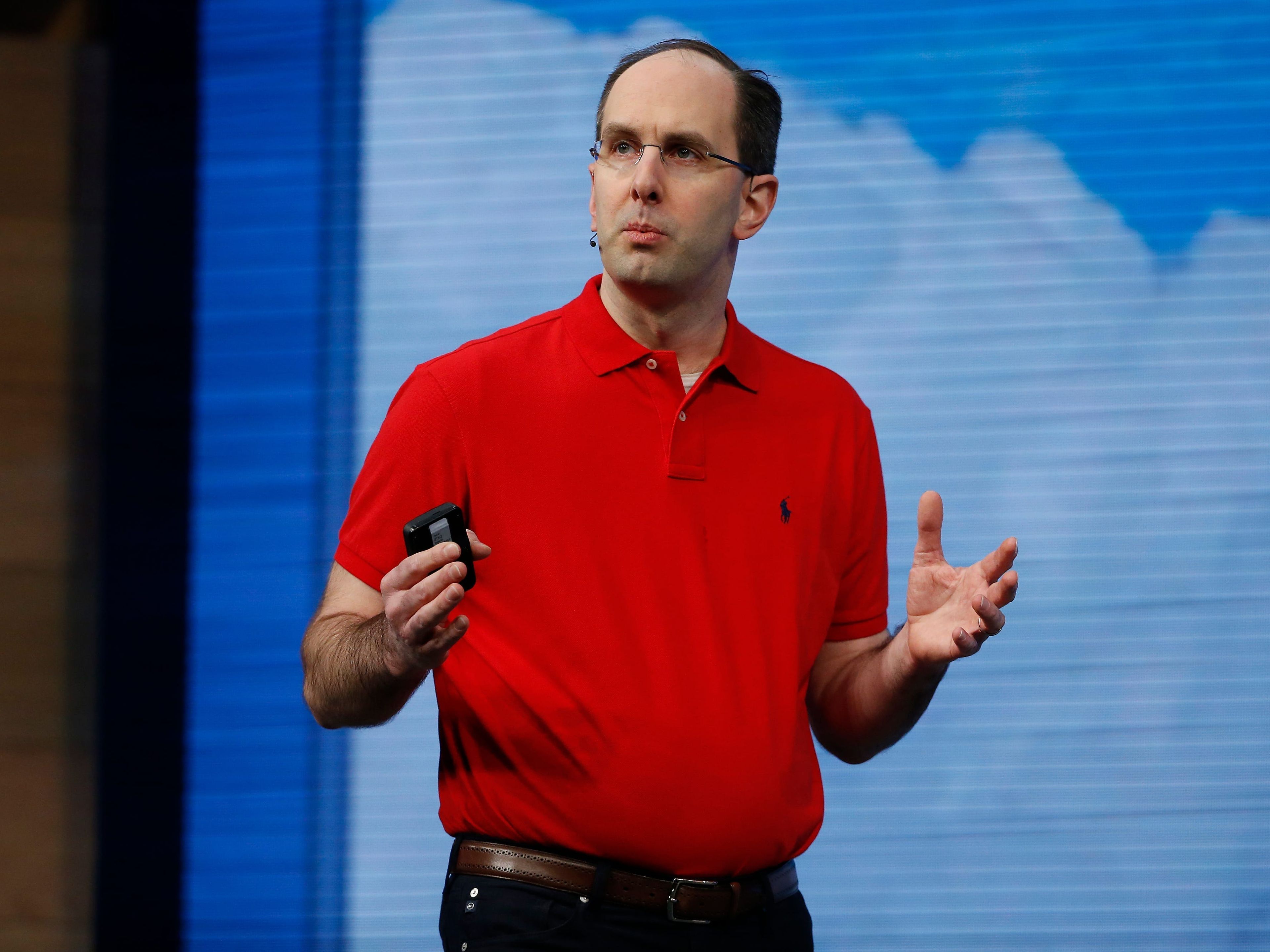 Scott Guthrie, vicepresidente ejecutivo de la nube y la IA de Microsoft, supervisa Azure y en su día fue descrito por un analista como un "visionario de la nube."