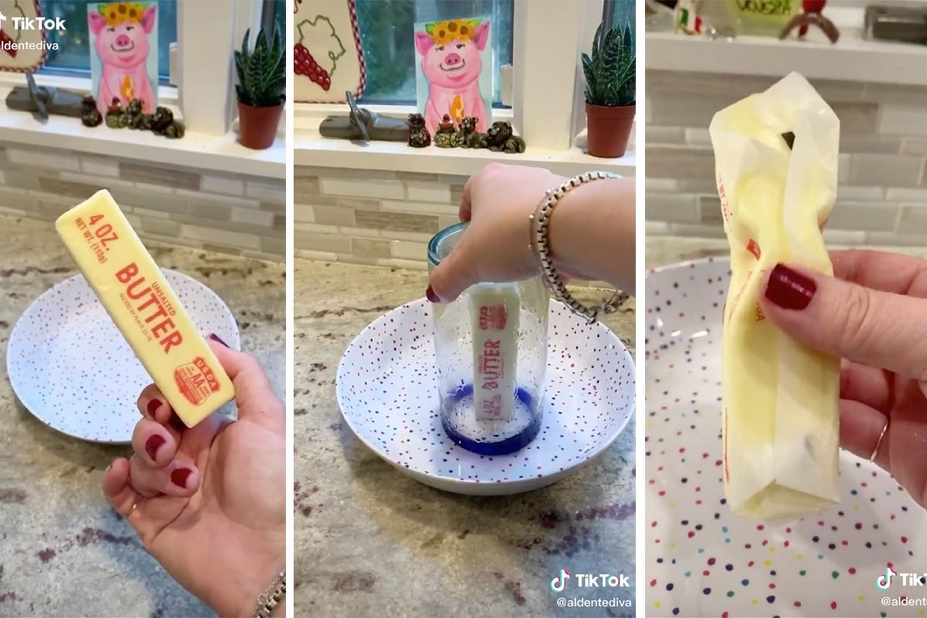 El truco viral de TikTok para derretir mantequilla