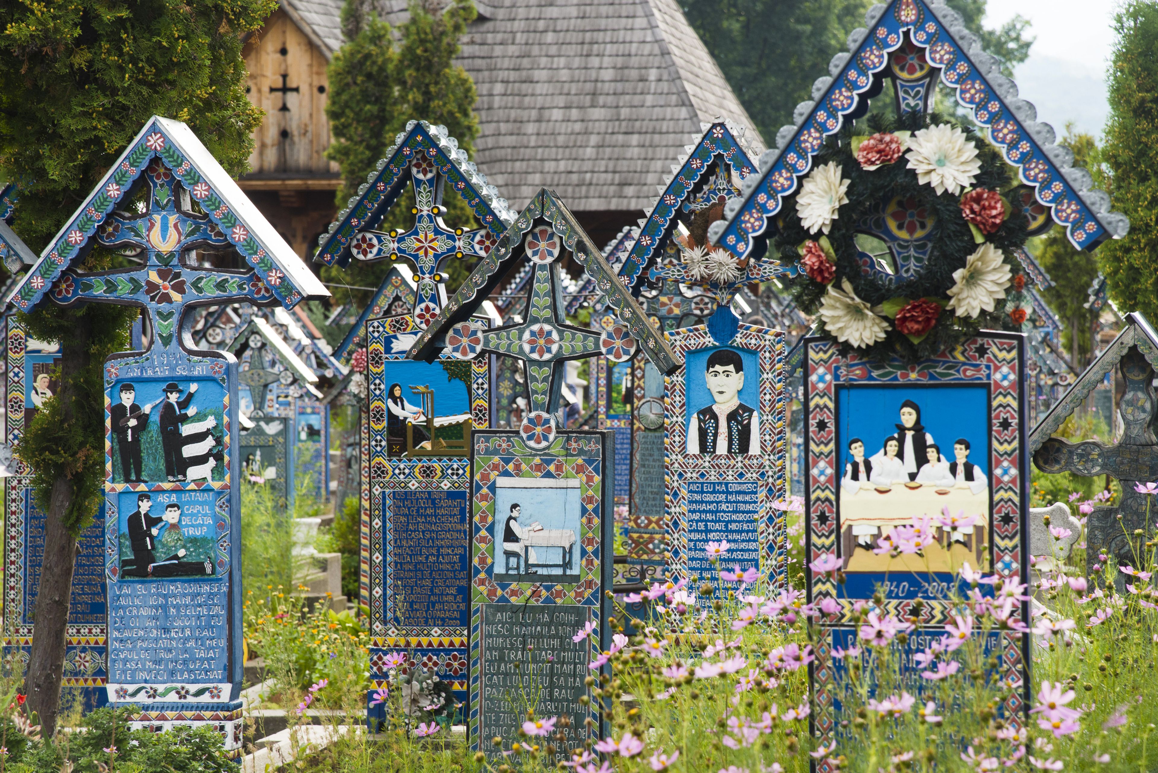 Cementerio alegre de Rumanía